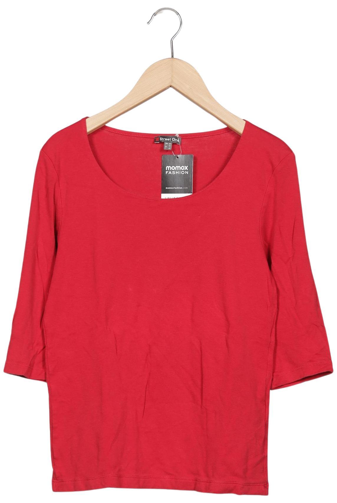 

Street One Damen Langarmshirt, rot, Gr. 38