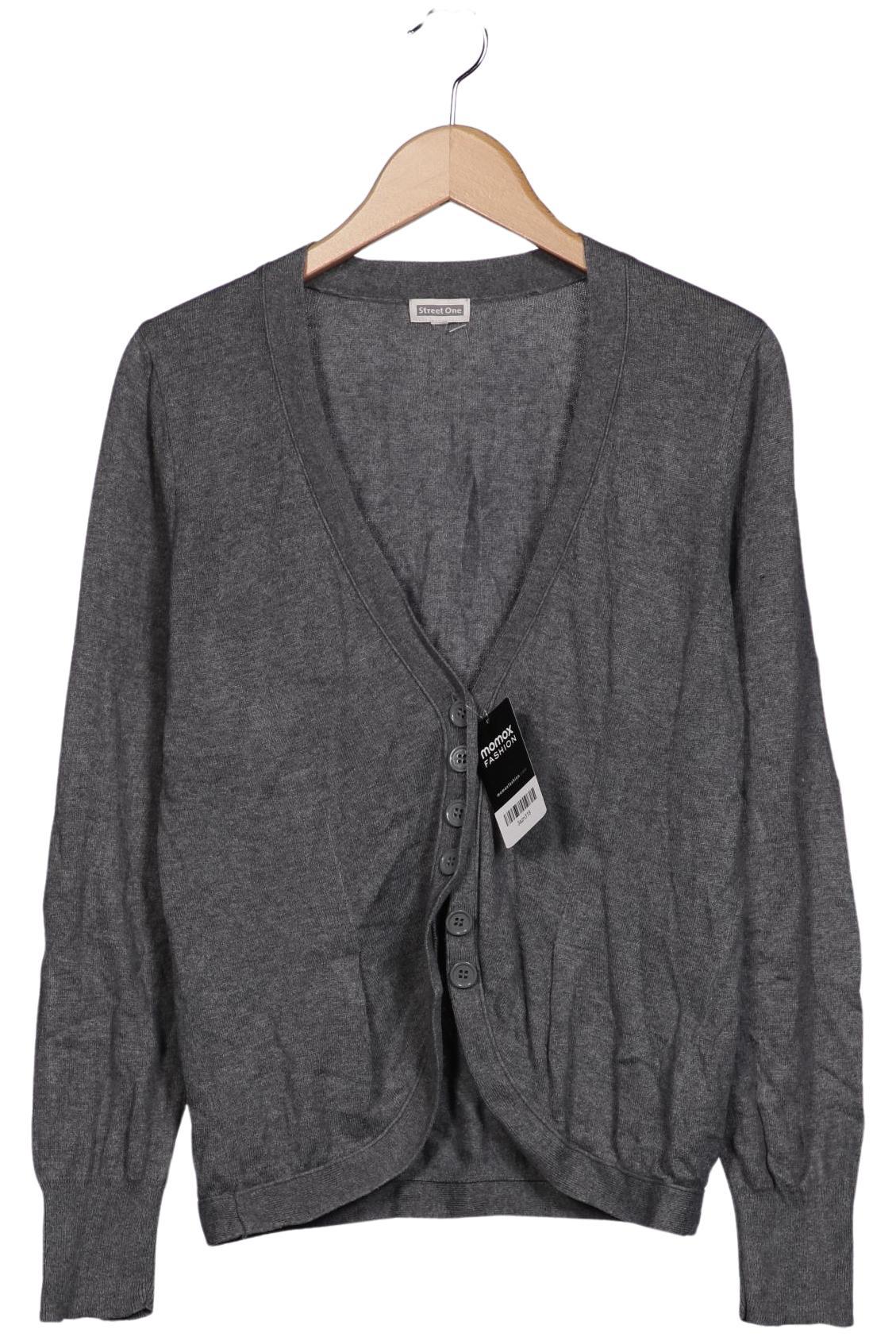 

Street One Damen Strickjacke, grau, Gr. 38