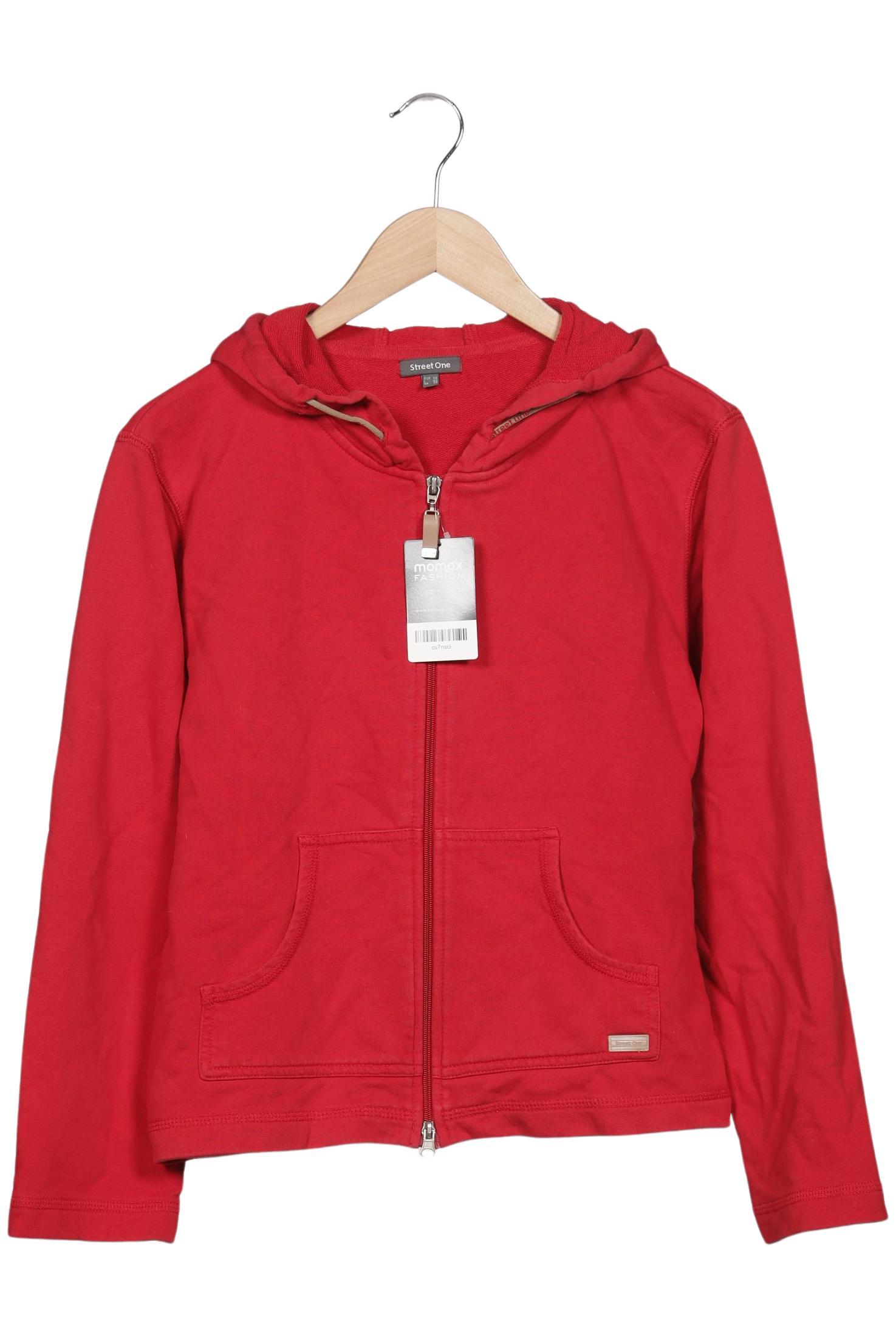 

Street One Damen Kapuzenpullover, rot, Gr. 38