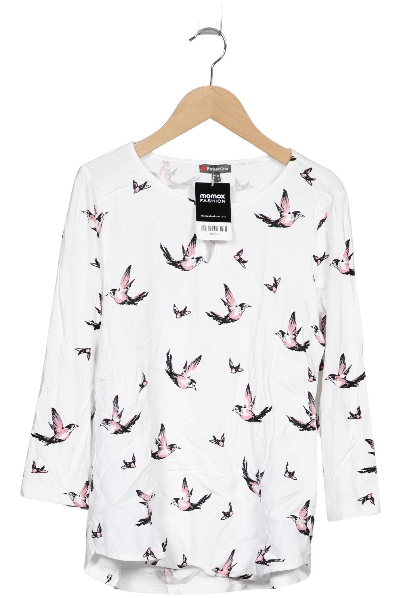 

Street One Damen Langarmshirt, weiß, Gr. 38