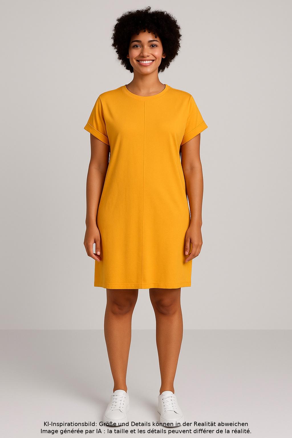 

Street One Damen Kleid, gelb, Gr. 42