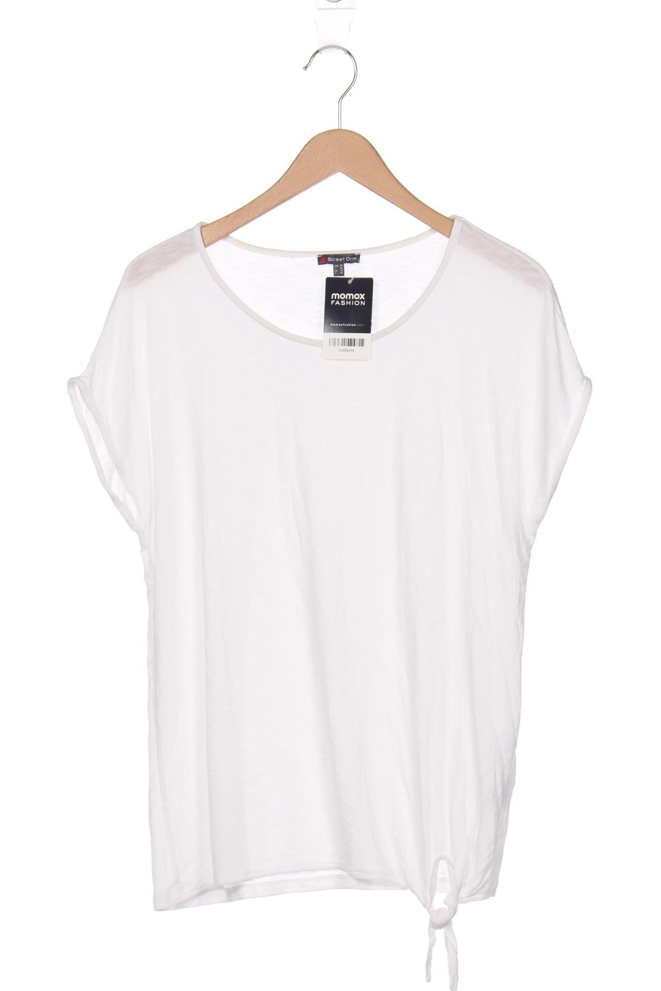 

Street One Damen T-Shirt, weiß, Gr. 42