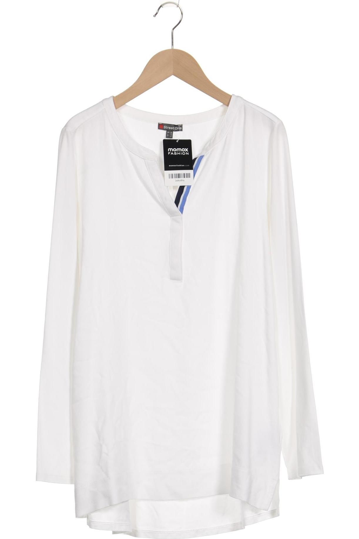 

Street One Damen Langarmshirt, weiß, Gr. 40