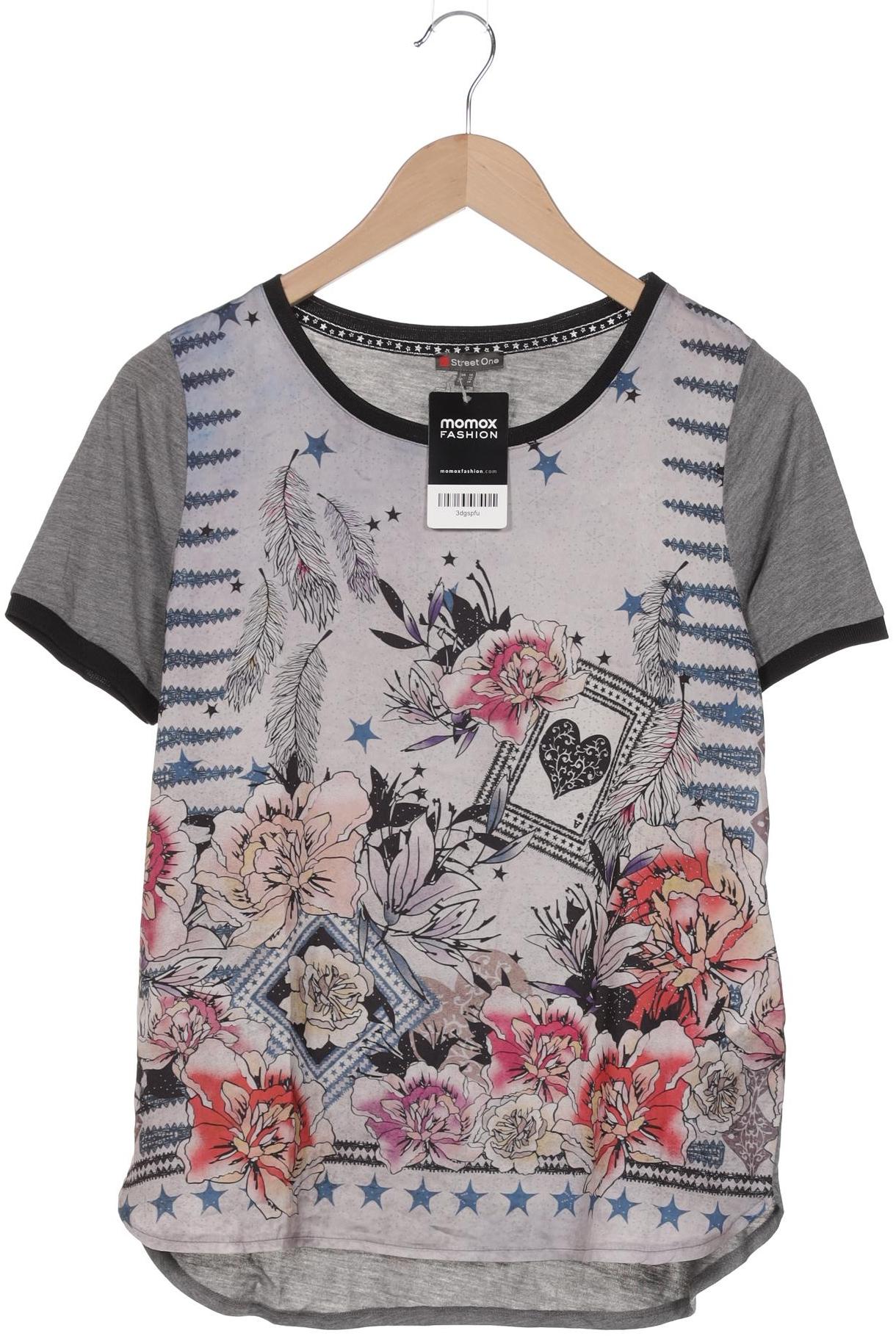 

Street One Damen T-Shirt, grau, Gr. 36