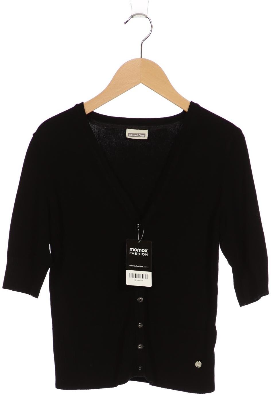 

Street One Damen Strickjacke, schwarz, Gr. 38
