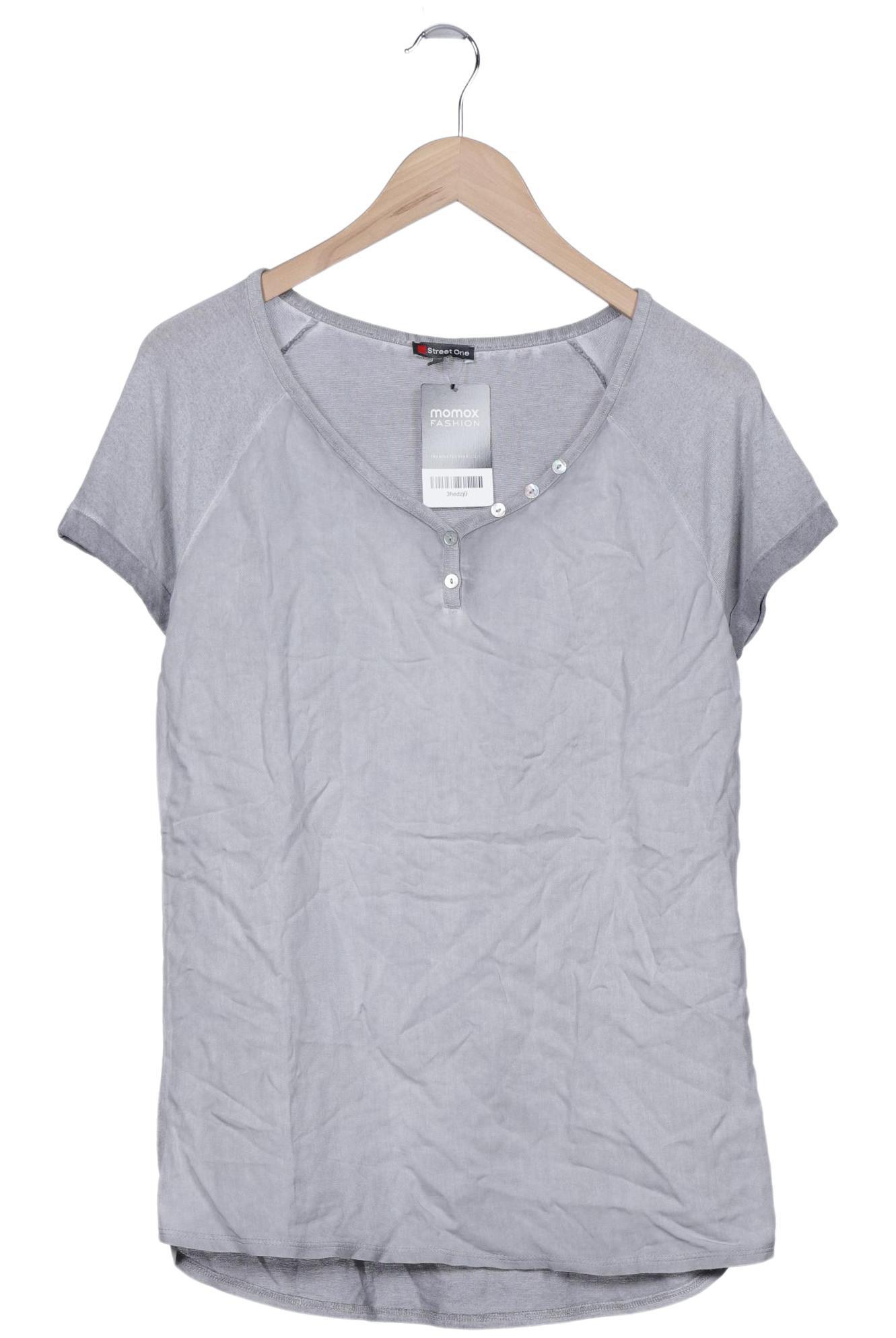 

Street One Damen T-Shirt, grau, Gr. 36