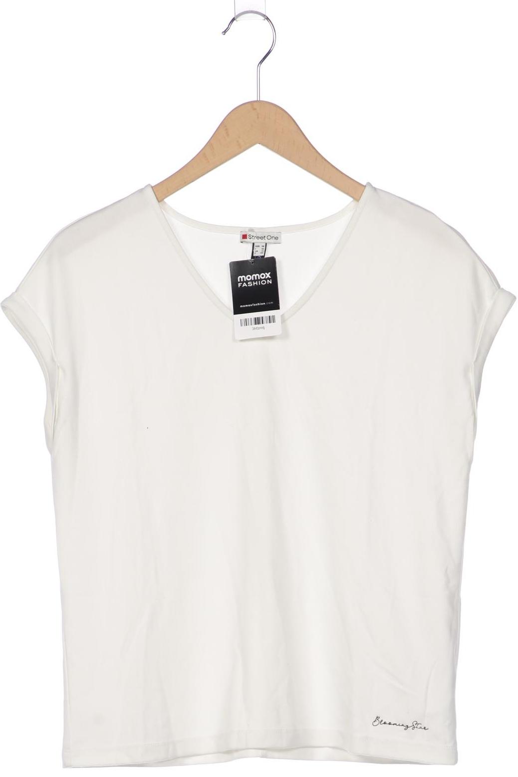 

Street One Damen T-Shirt, weiß, Gr. 38