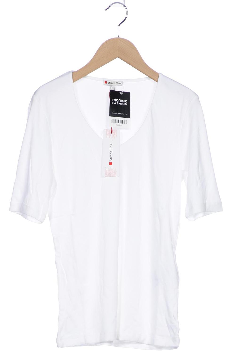 

Street One Damen T-Shirt, weiß, Gr. 36