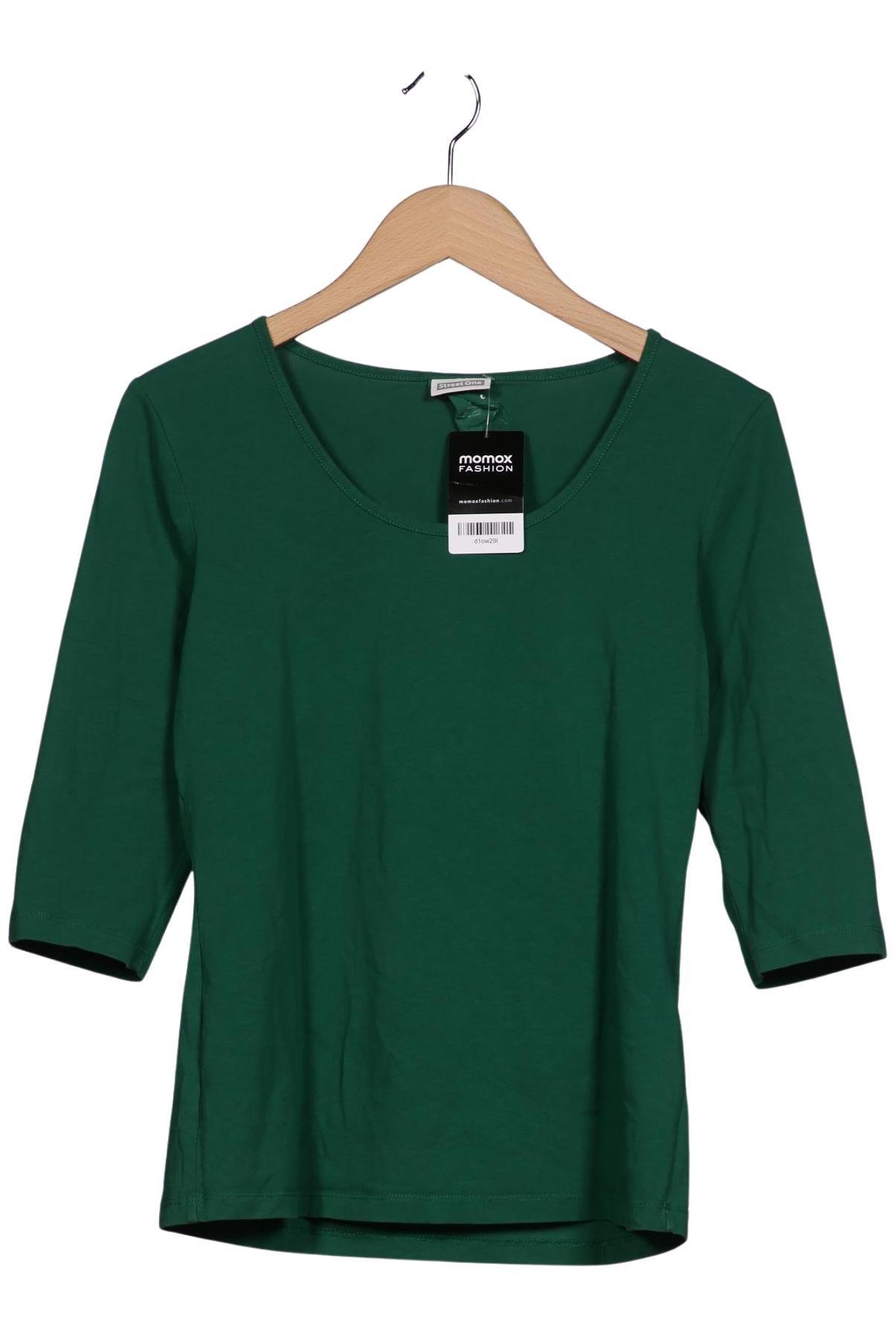 

Street One Damen Langarmshirt, grün, Gr. 42