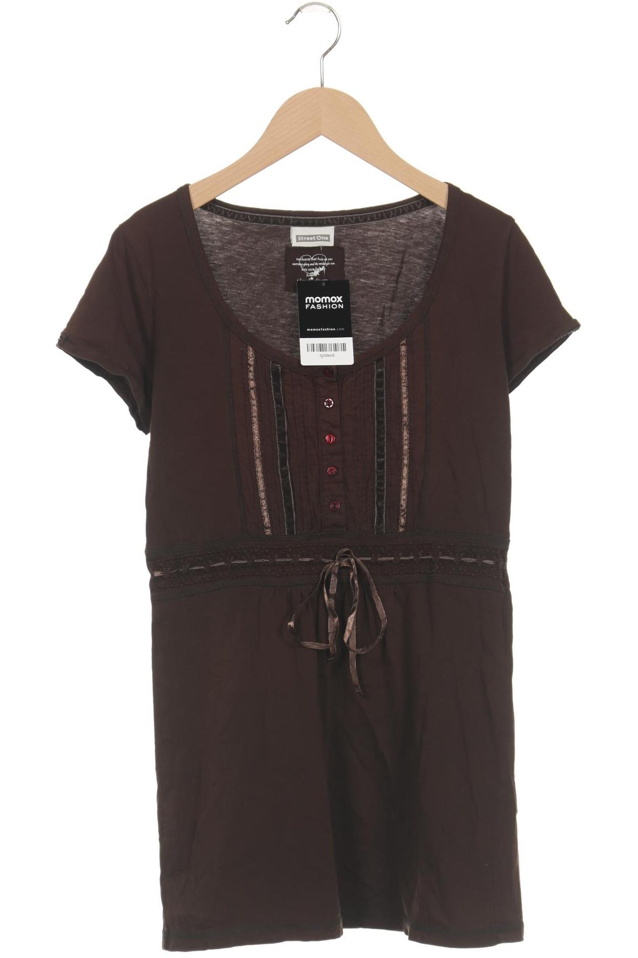 

Street One Damen T-Shirt, braun, Gr. 38