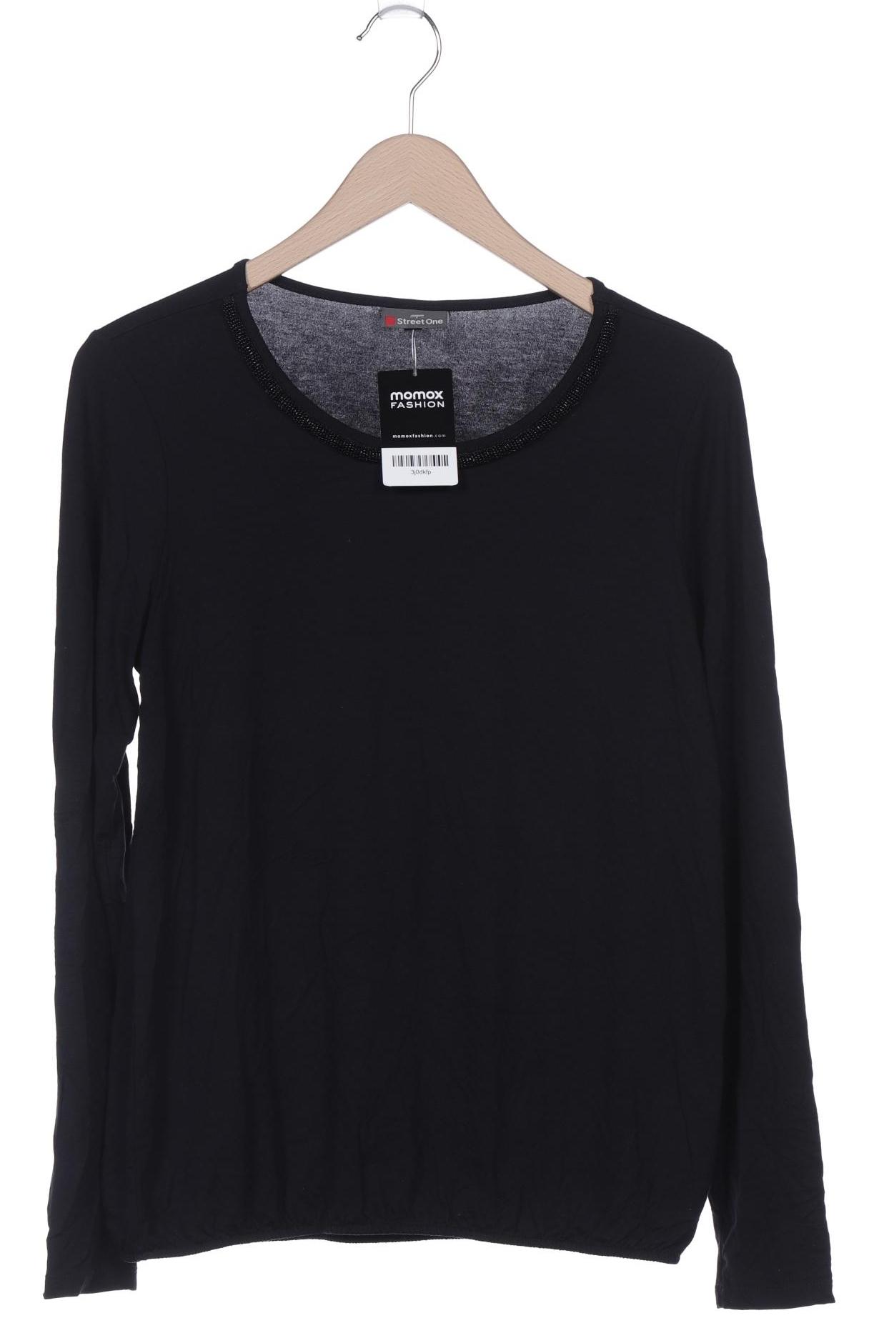 

Street One Damen Langarmshirt, schwarz, Gr. 38