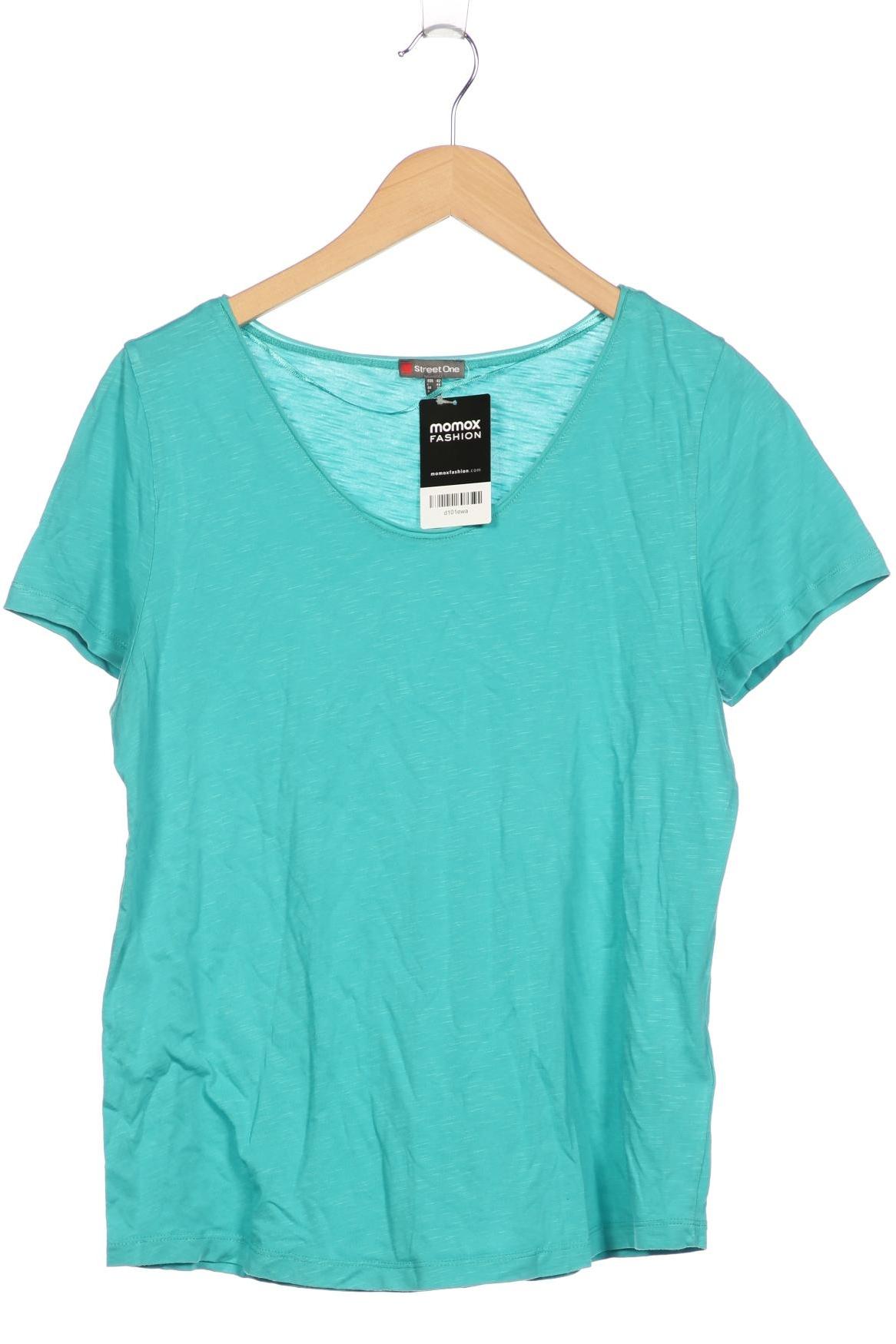 

Street One Damen T-Shirt, türkis, Gr. 42