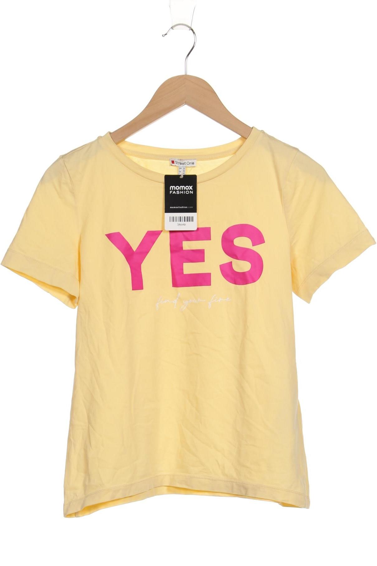 

Street One Damen T-Shirt, gelb, Gr. 36