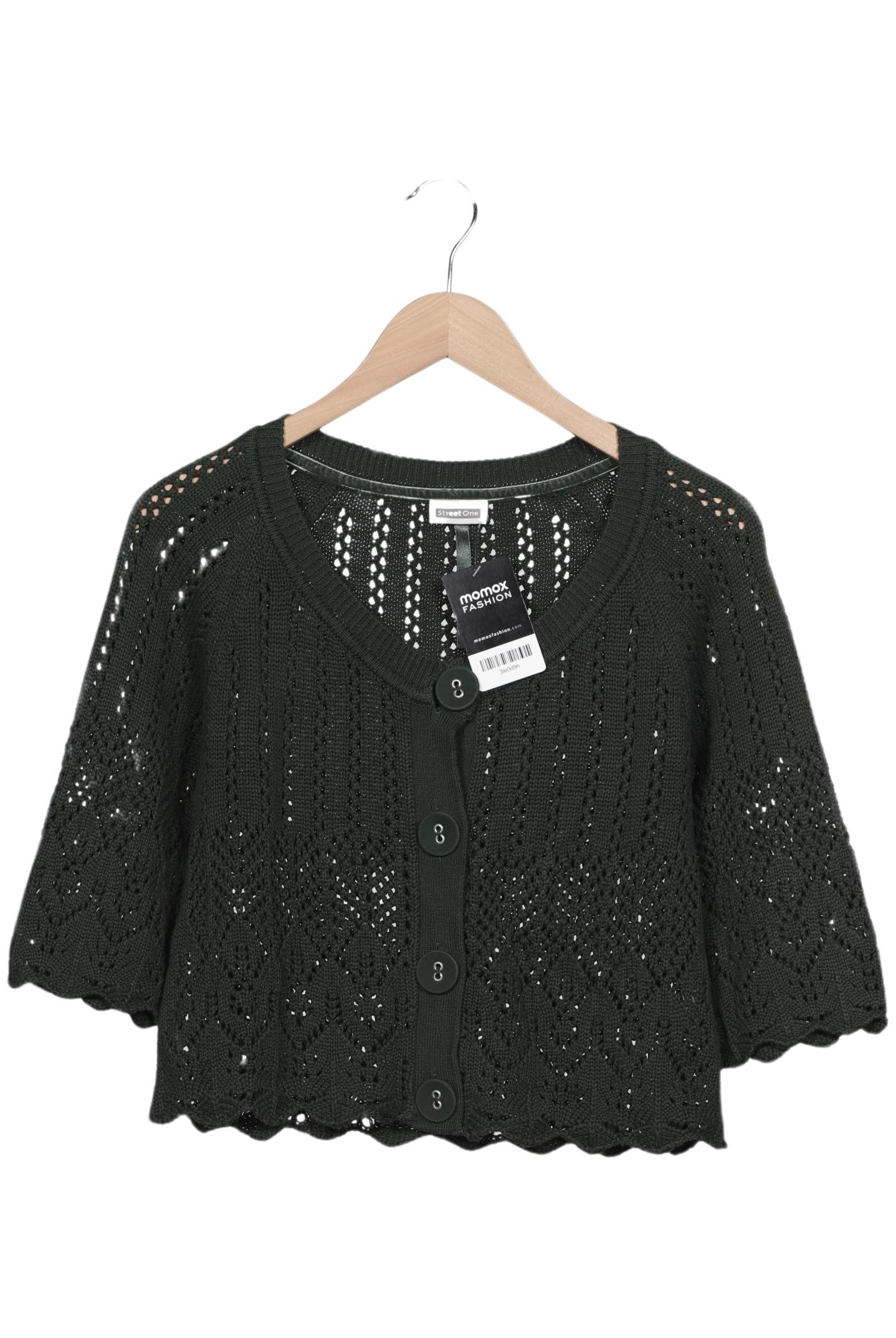 

Street One Damen Strickjacke, grün, Gr. 38