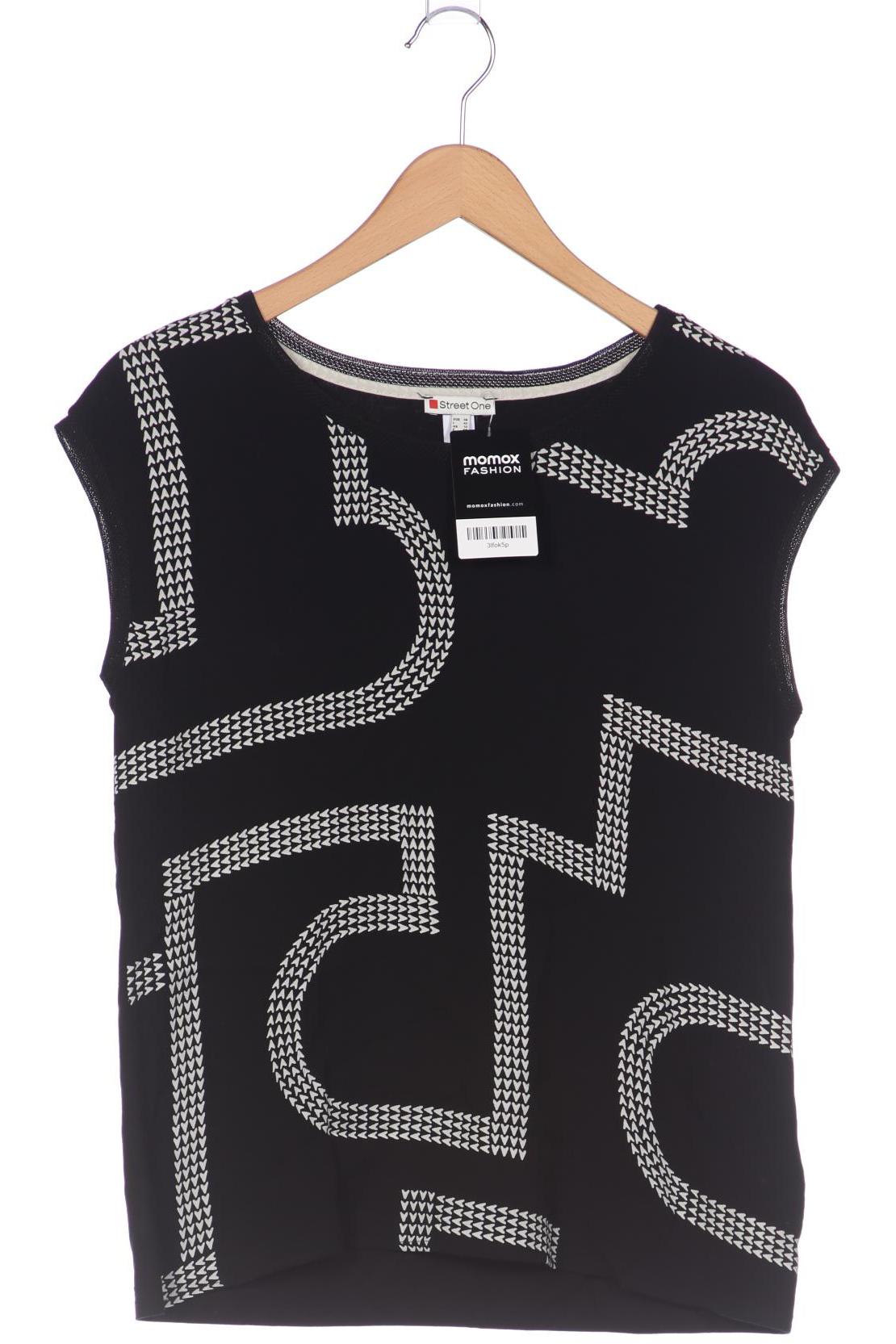 

Street One Damen T-Shirt, schwarz, Gr. 38