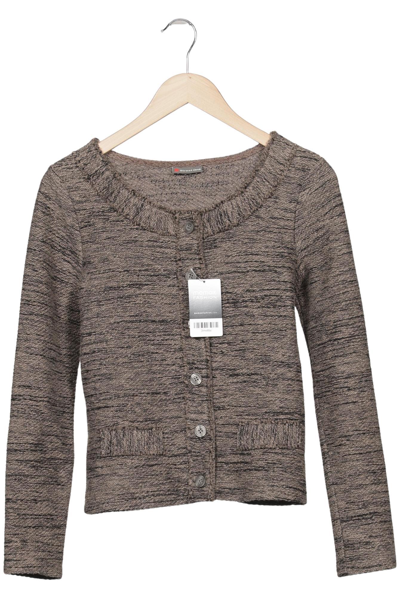

Street One Damen Strickjacke, braun, Gr. 38