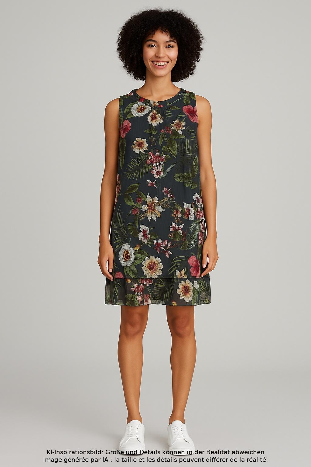 

Street One Damen Kleid, grün, Gr. 34