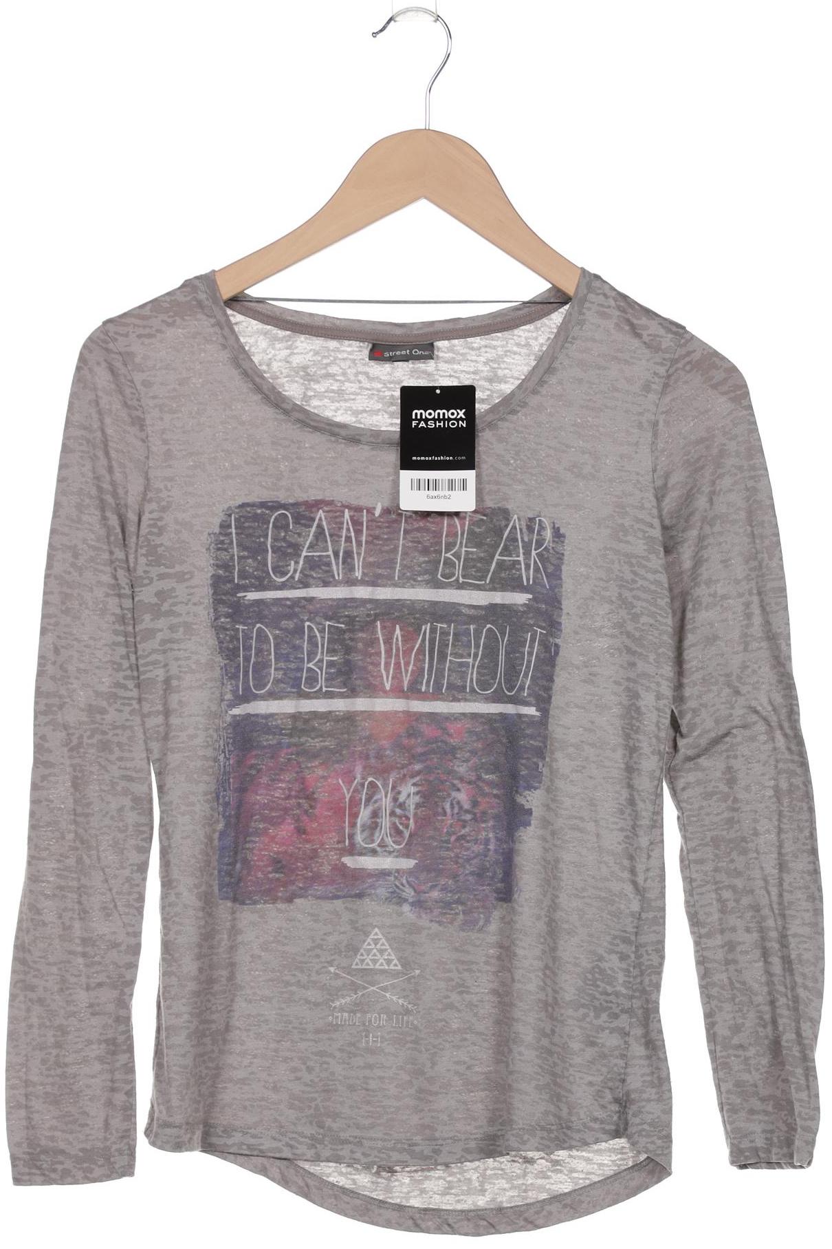 

Street One Damen Langarmshirt, grau, Gr. 36