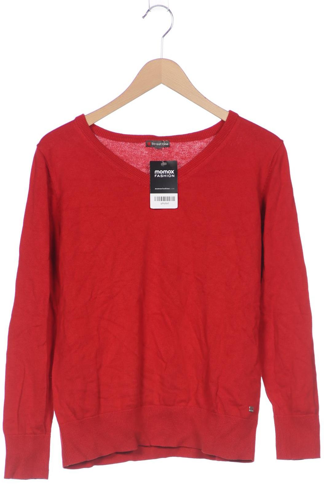 

Street One Damen Pullover, rot, Gr. 42