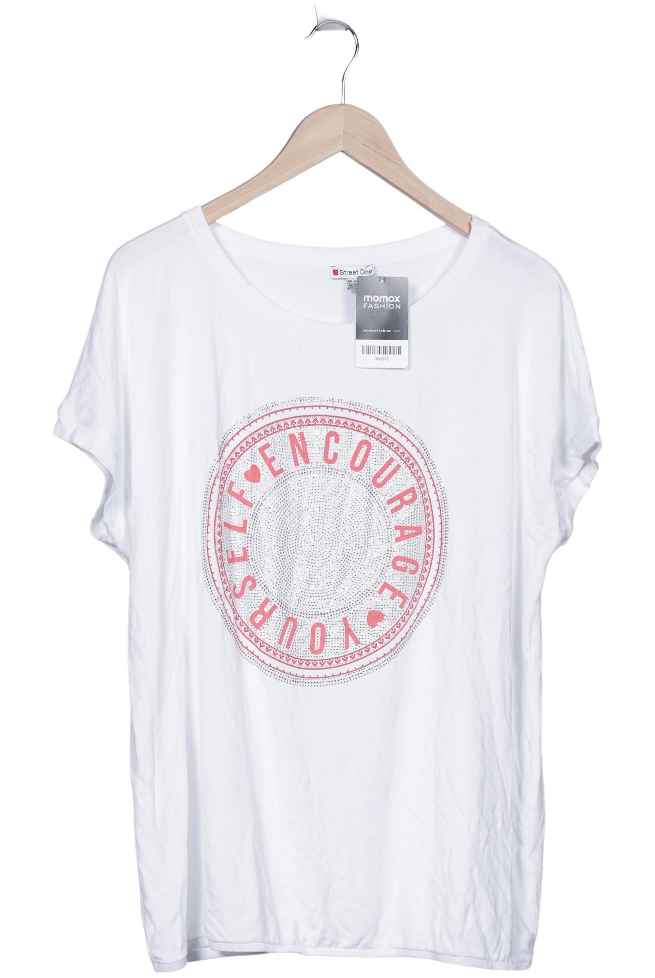 

Street One Damen T-Shirt, weiß, Gr. 44