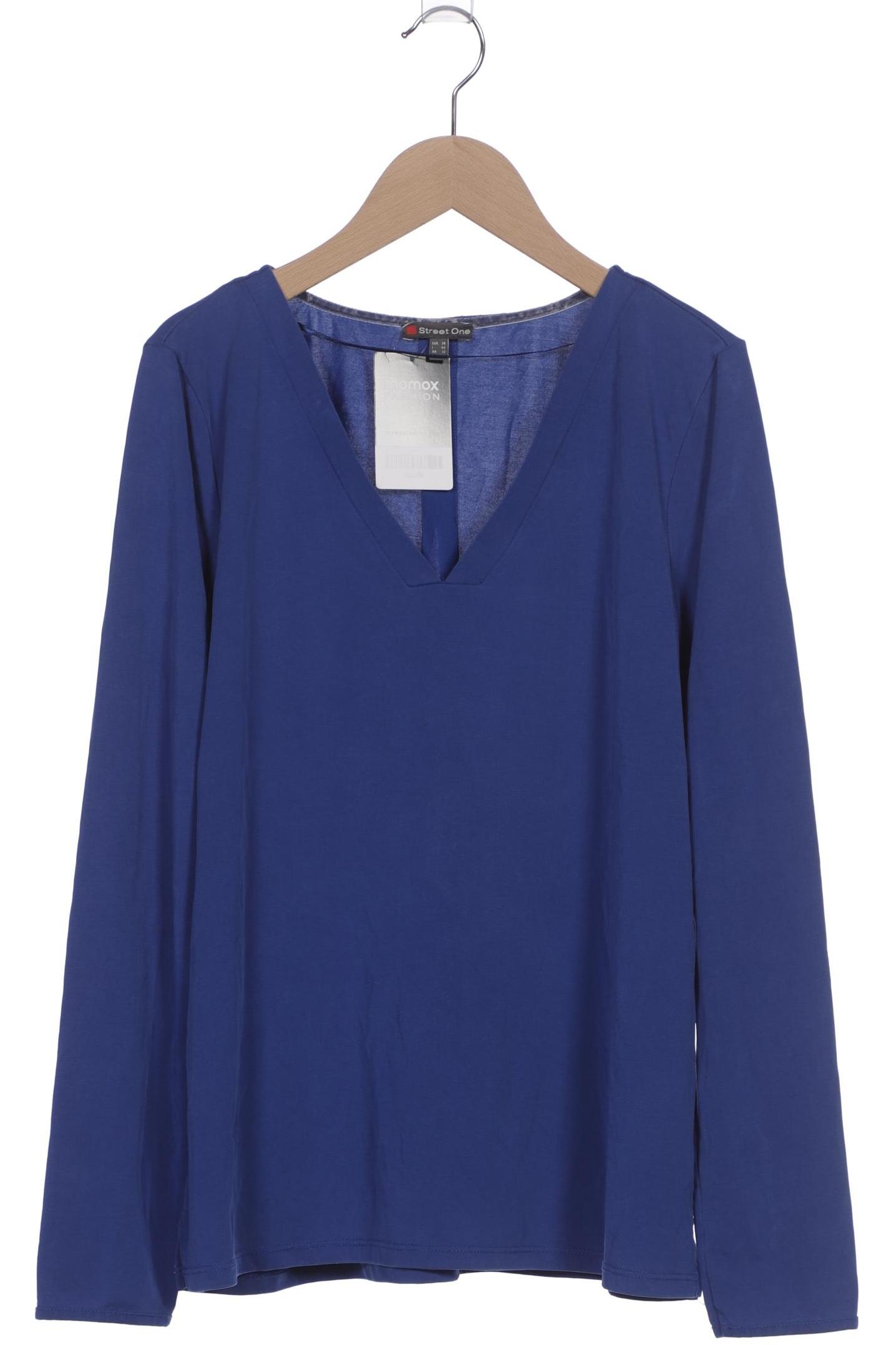 

Street One Damen Langarmshirt, blau, Gr. 38