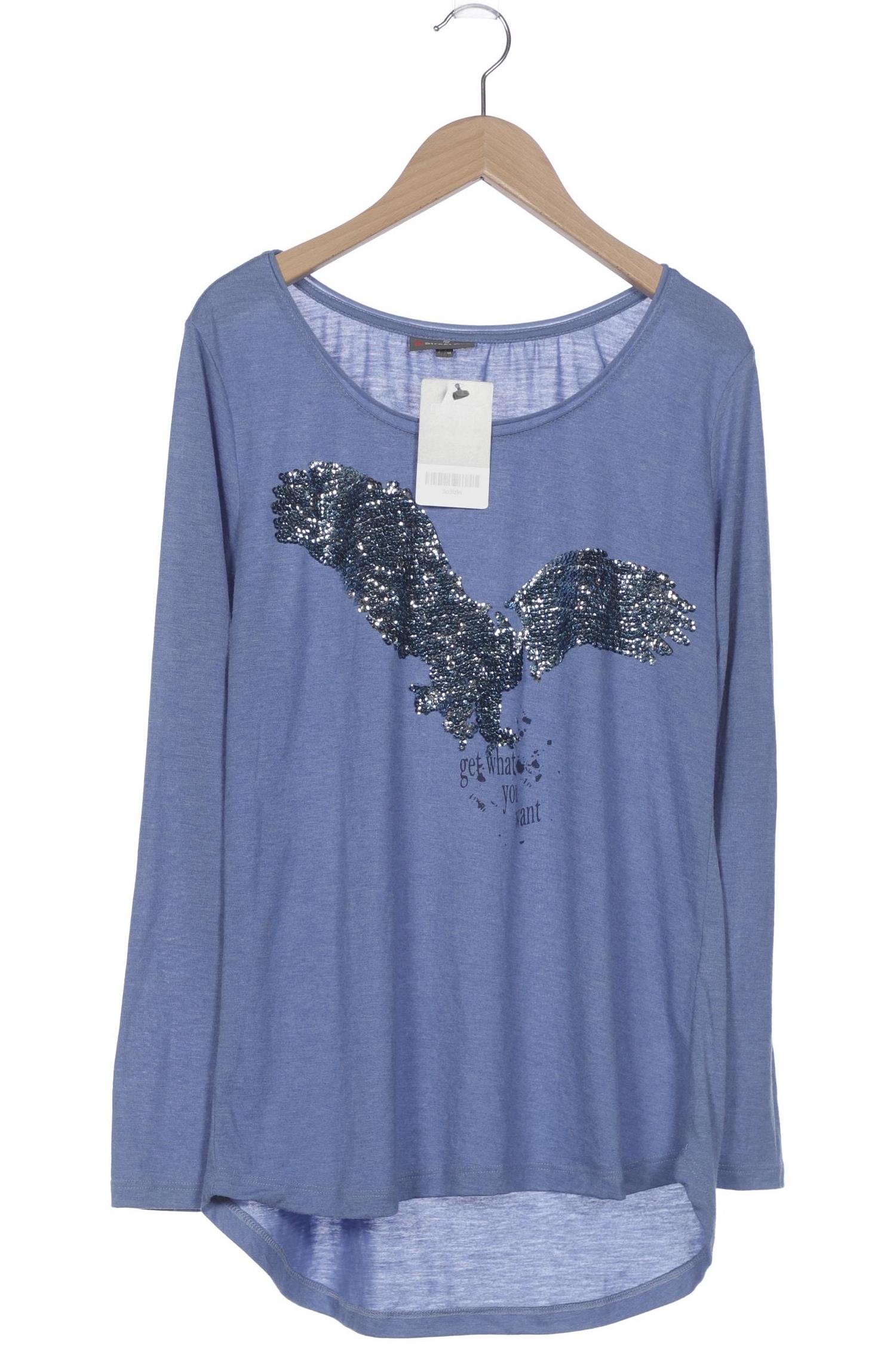 

Street One Damen Langarmshirt, blau, Gr. 38