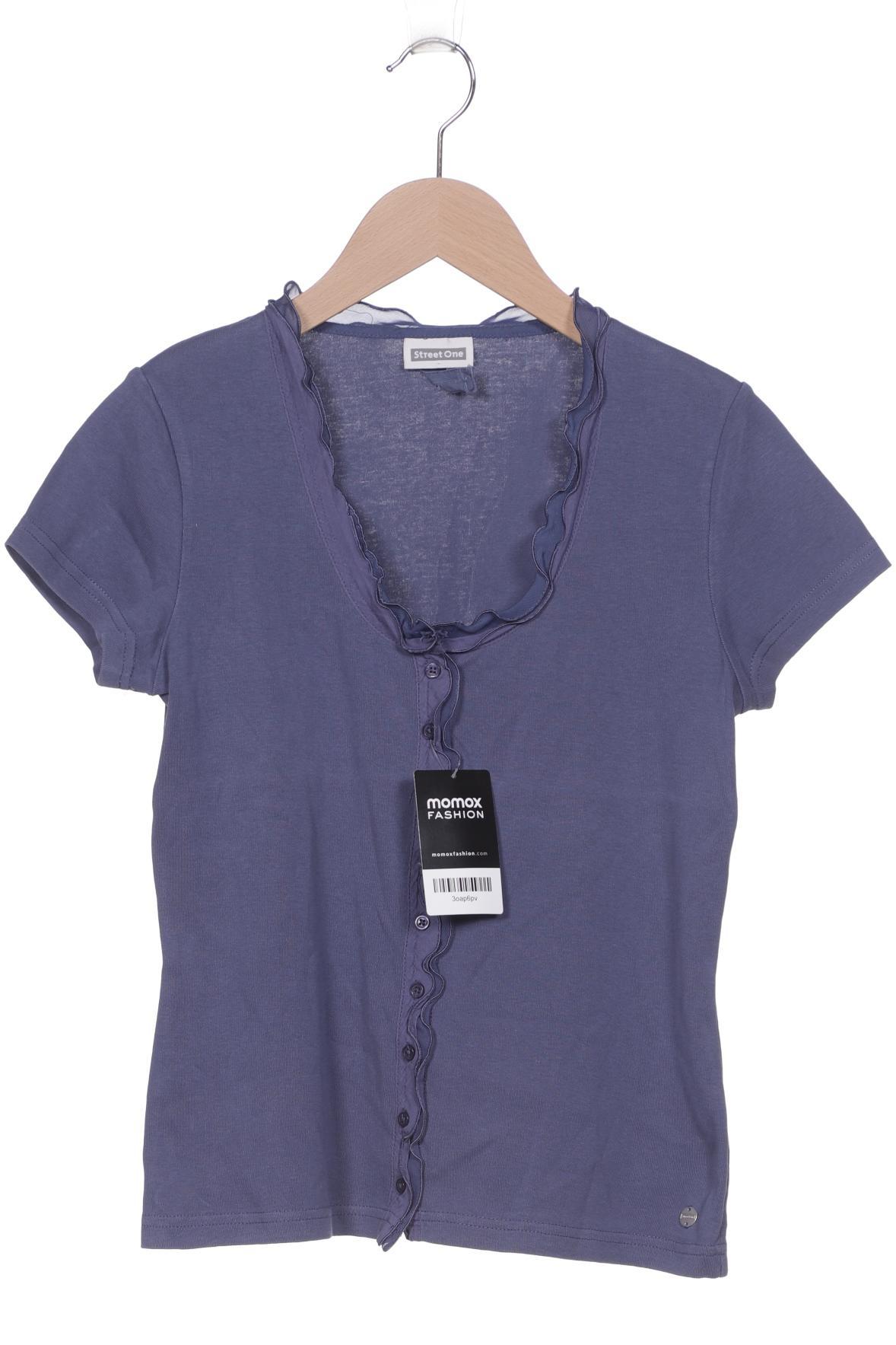 

Street One Damen Strickjacke, blau, Gr. 36
