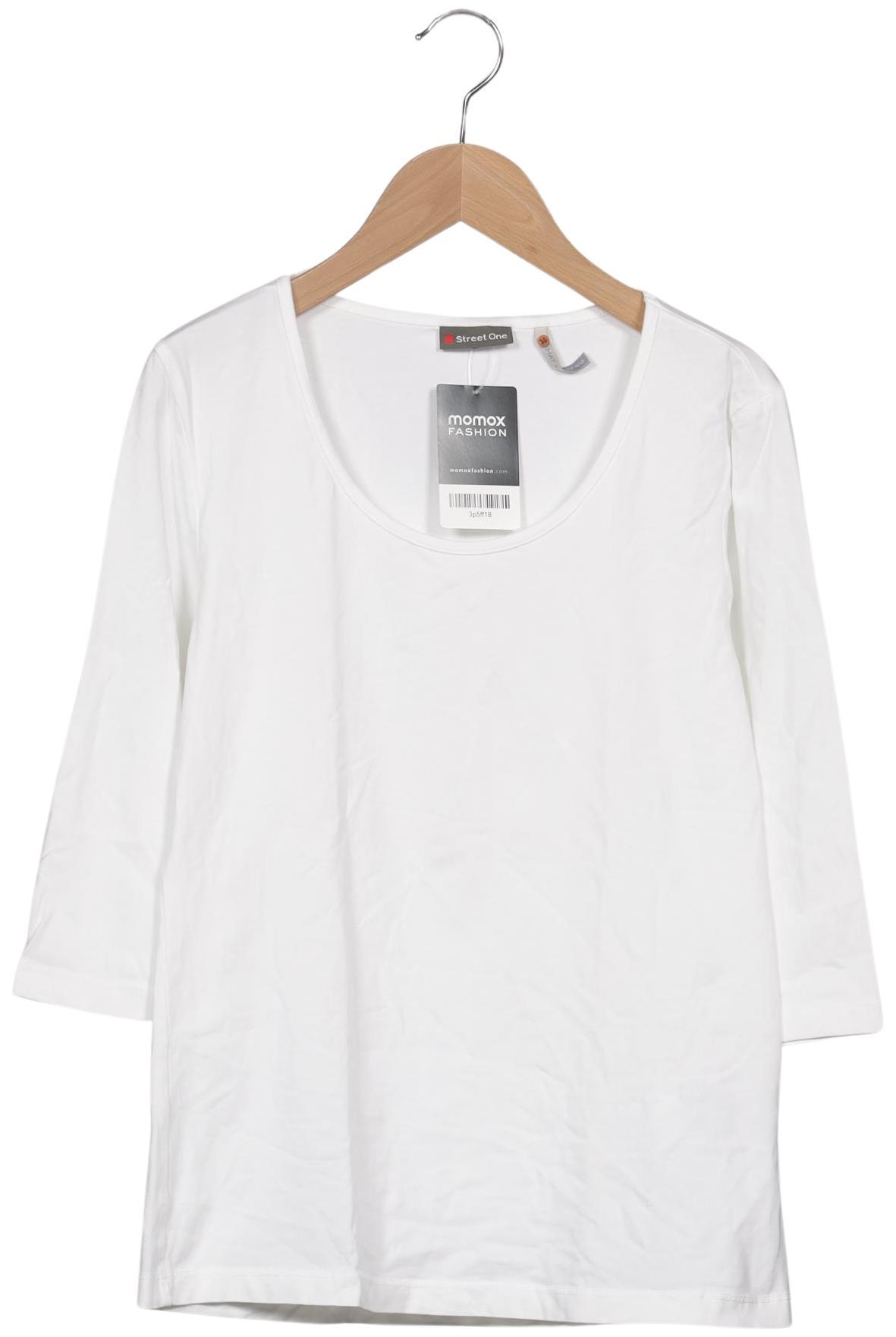 

Street One Damen Langarmshirt, weiß, Gr. 40