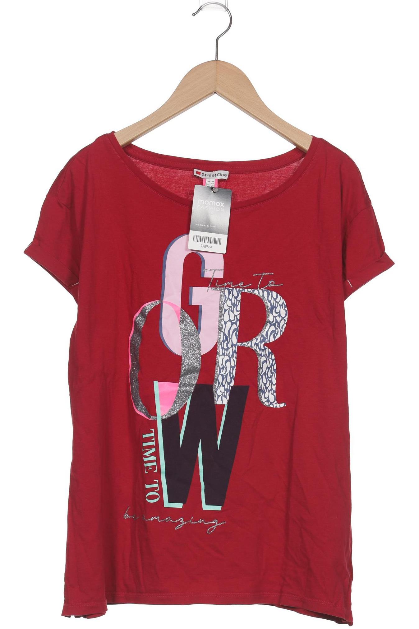 

Street One Damen T-Shirt, bordeaux, Gr. 40