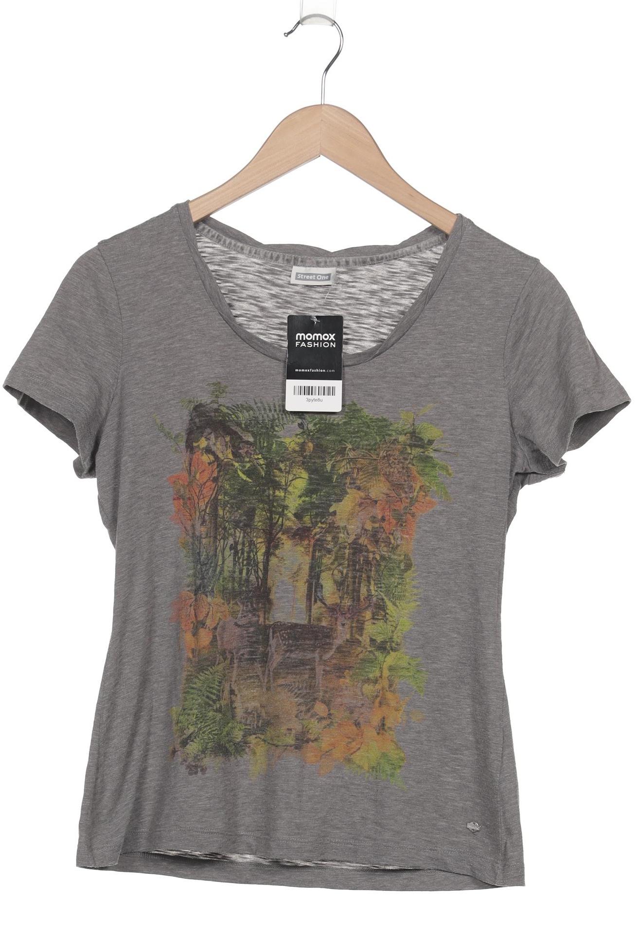 

Street One Damen T-Shirt, grau, Gr. 40