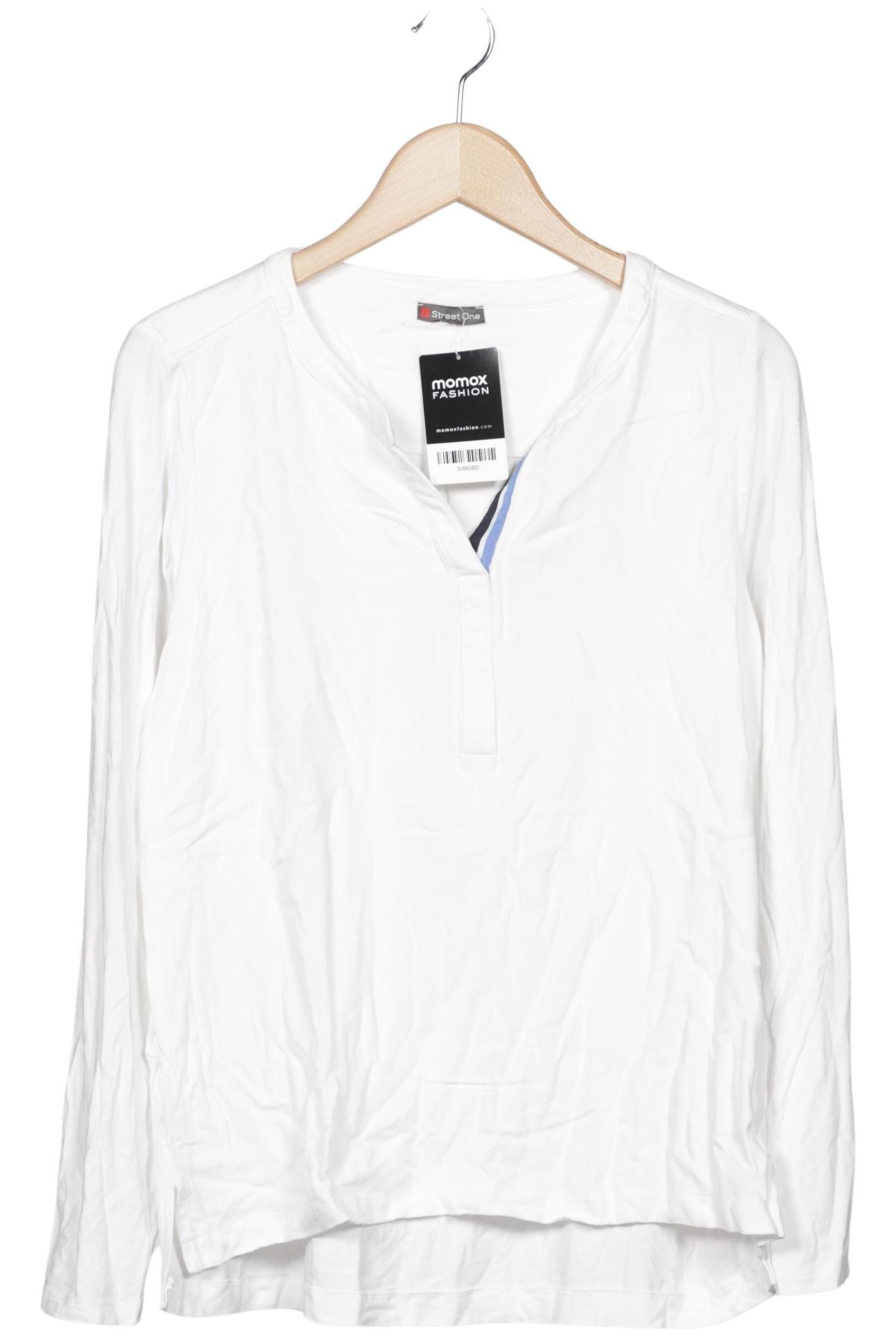

Street One Damen Langarmshirt, weiß, Gr. 44