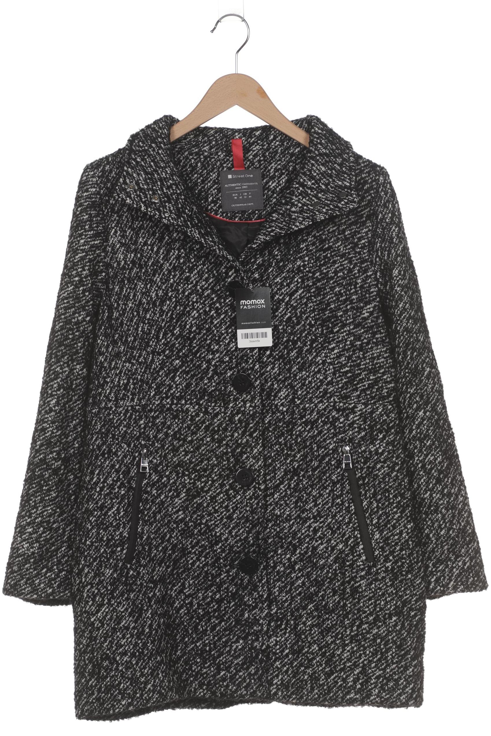 

Street One Damen Mantel, schwarz, Gr. 38