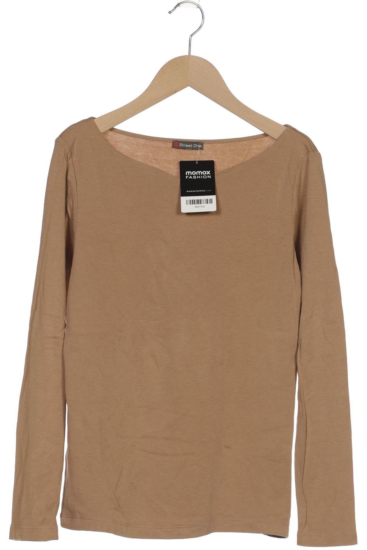 

Street One Damen Langarmshirt, braun, Gr. 36