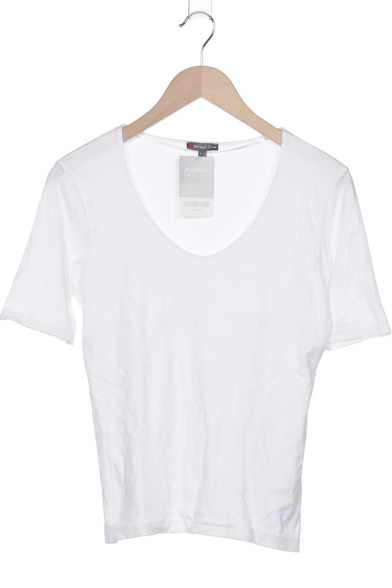 

Street One Damen T-Shirt, weiß, Gr. 38