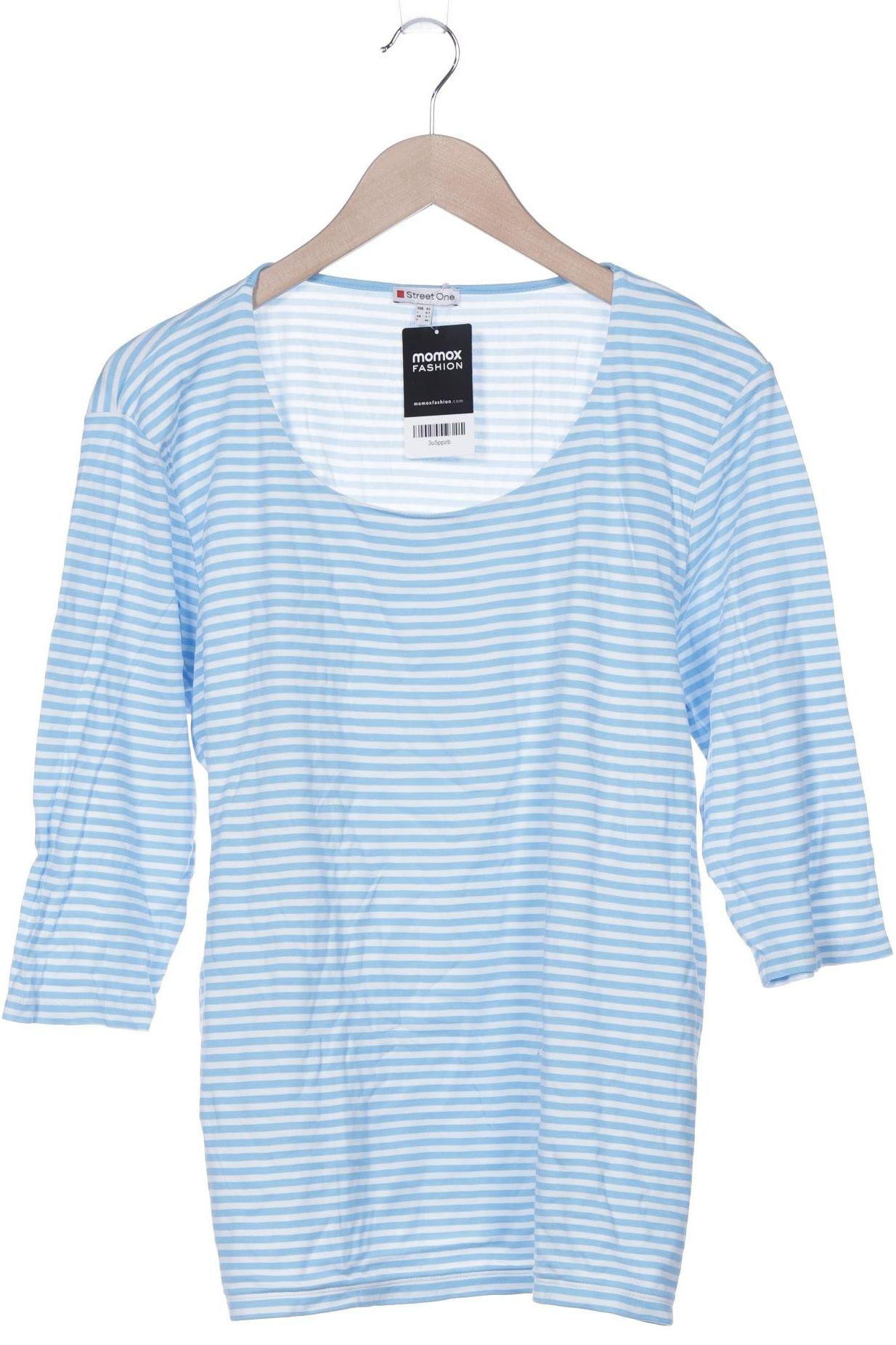 

Street One Damen Langarmshirt, hellblau, Gr. 46