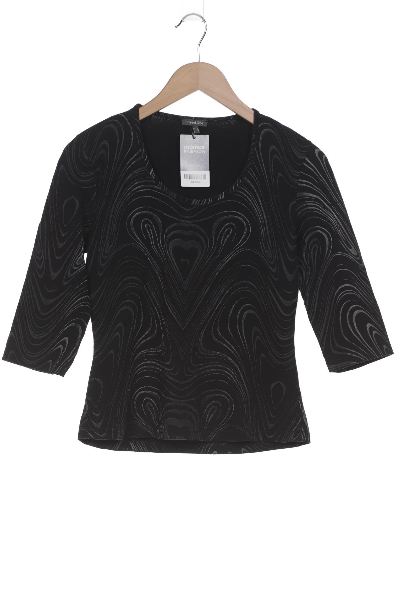 

Street One Damen Langarmshirt, schwarz, Gr. 40