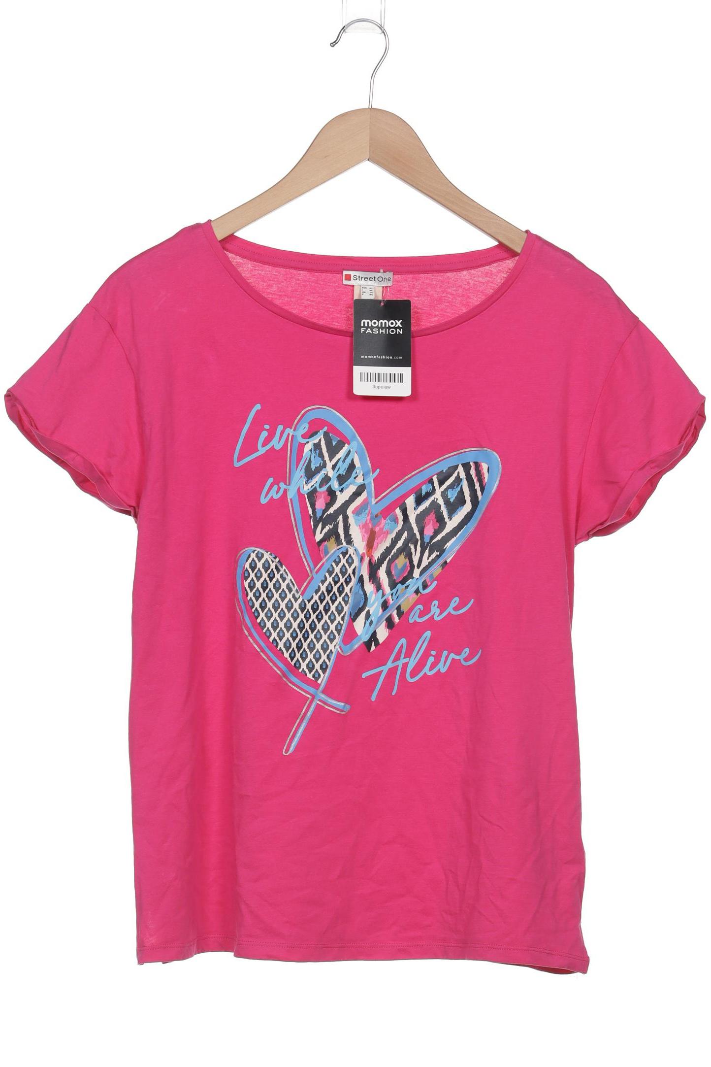 

Street One Damen T-Shirt, pink, Gr. 42