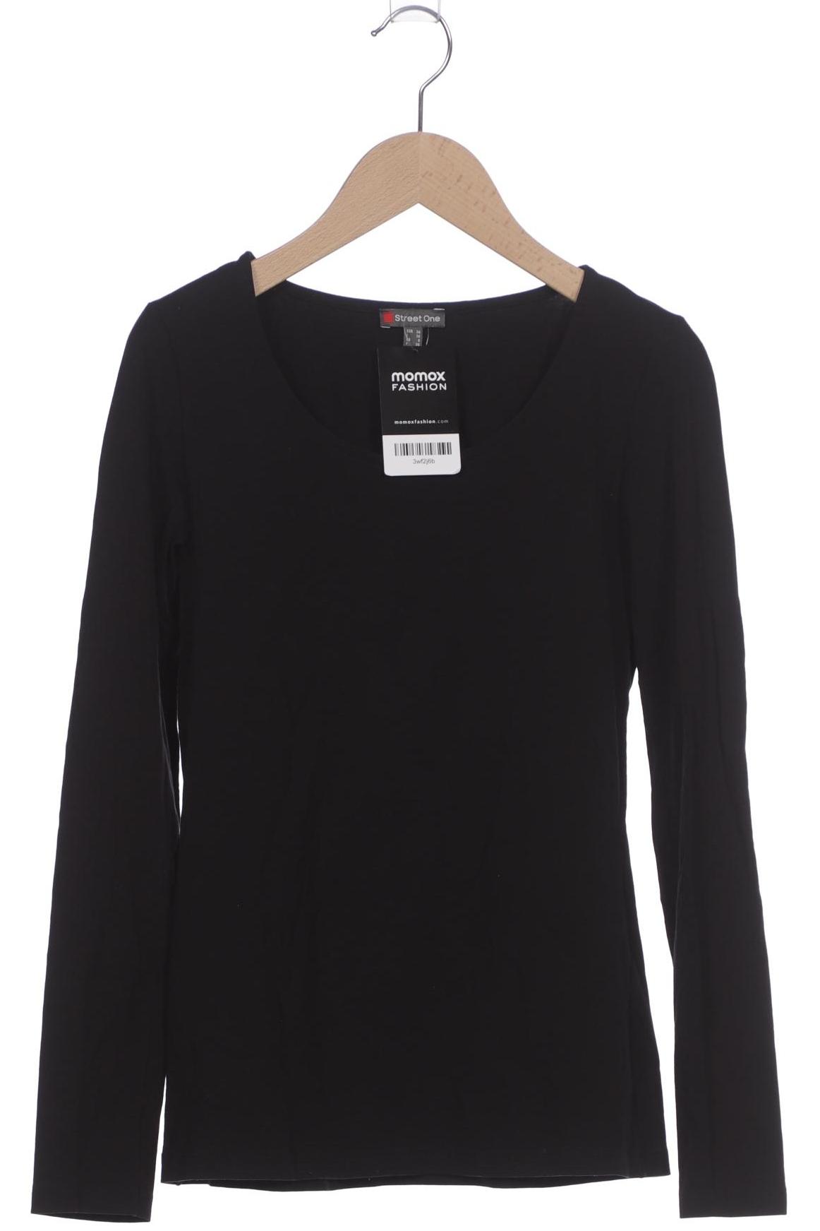 

Street One Damen Langarmshirt, schwarz, Gr. 34