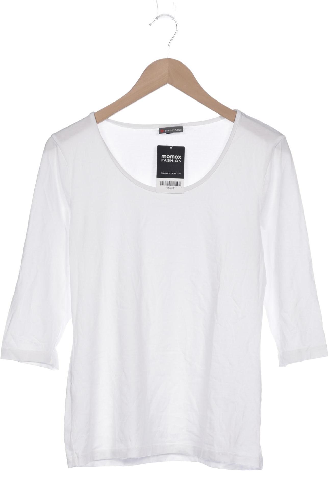 

Street One Damen Langarmshirt, weiß, Gr. 42