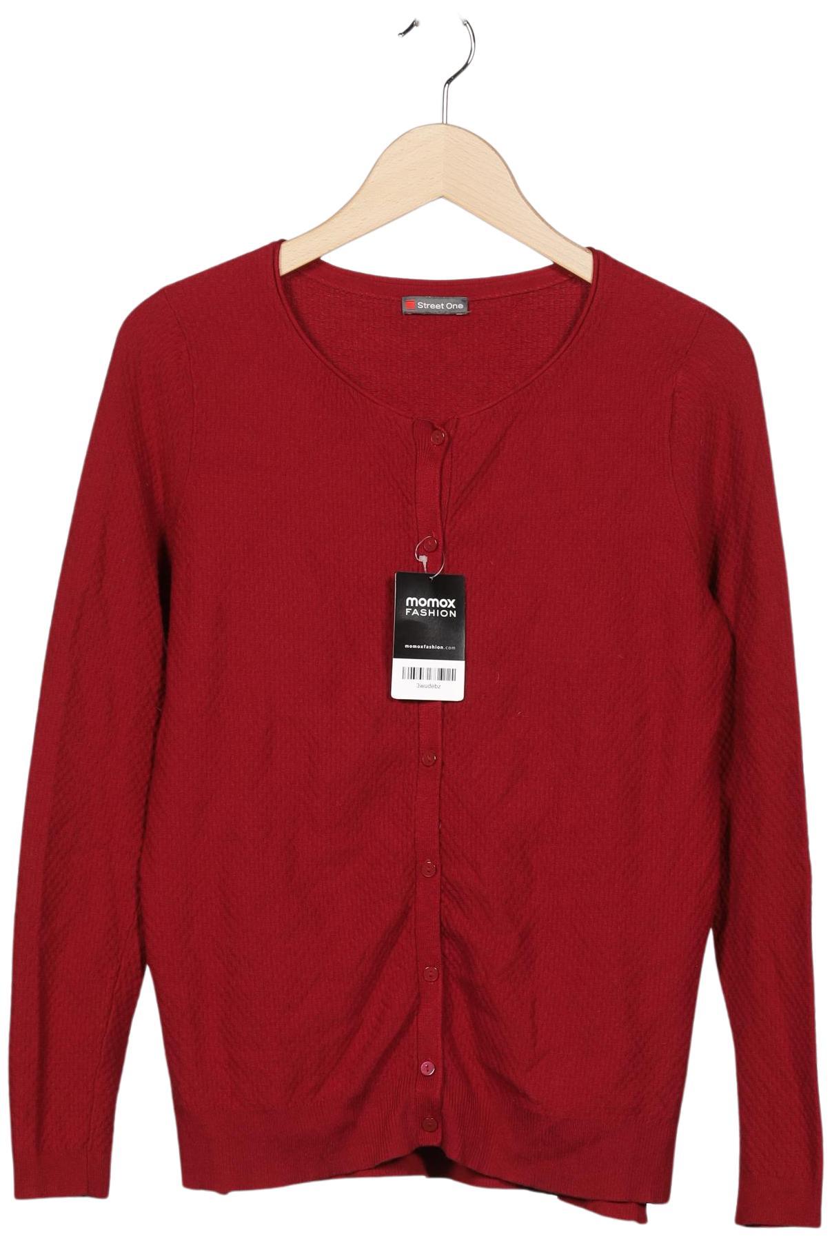 

Street One Damen Strickjacke, rot, Gr. 38
