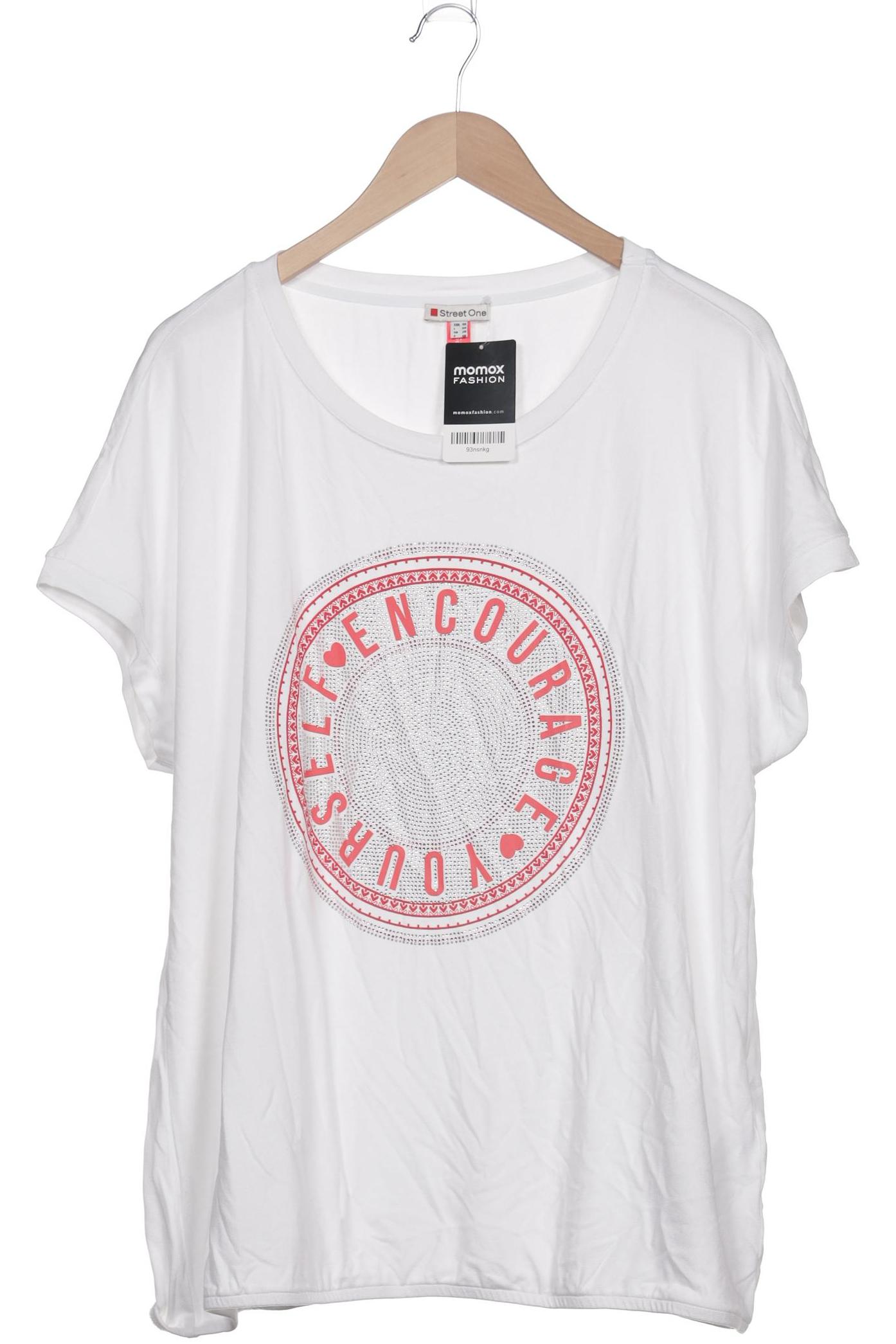 

Street One Damen T-Shirt, weiß, Gr. 46