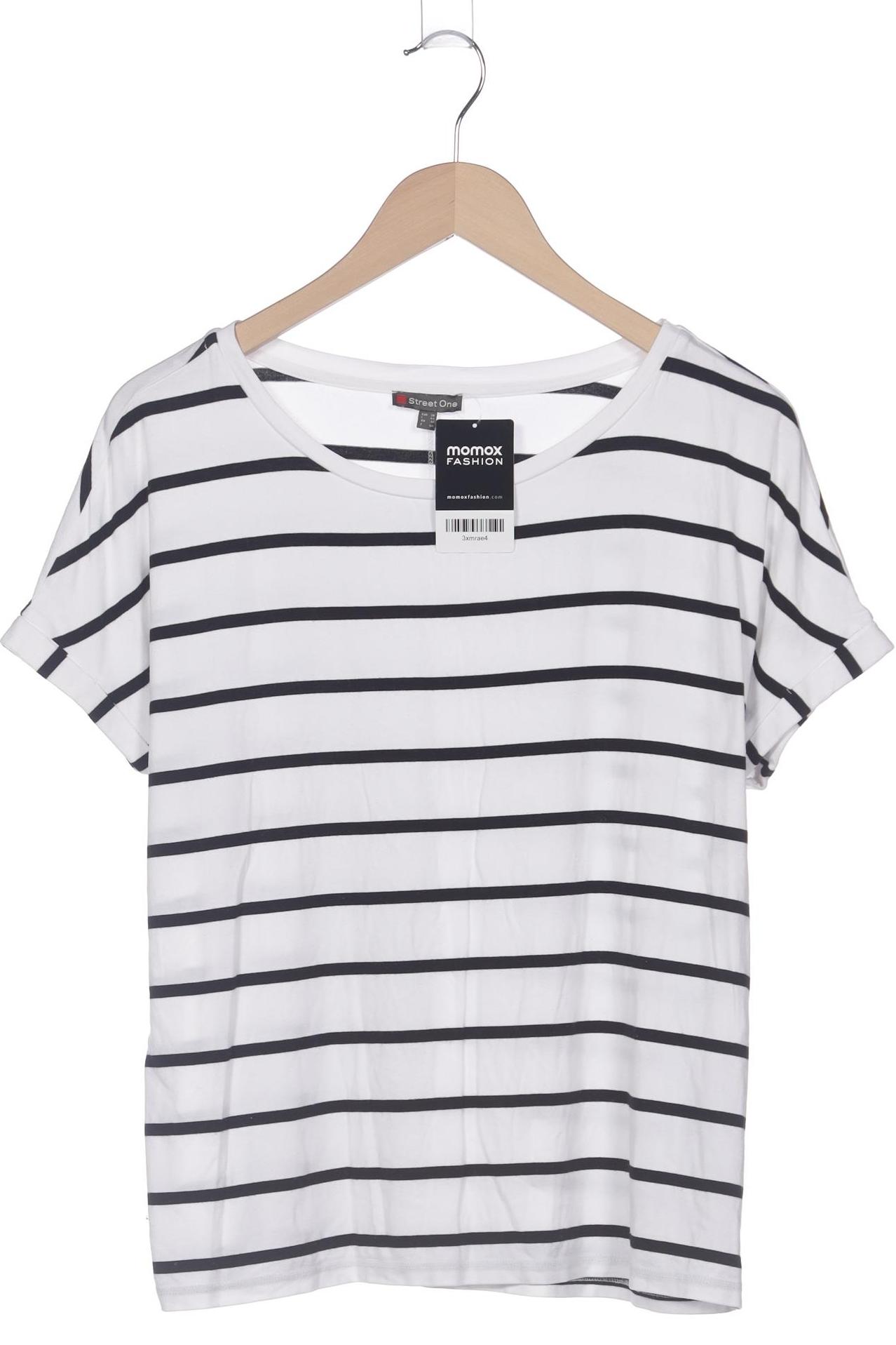 

Street One Damen T-Shirt, weiß, Gr. 38