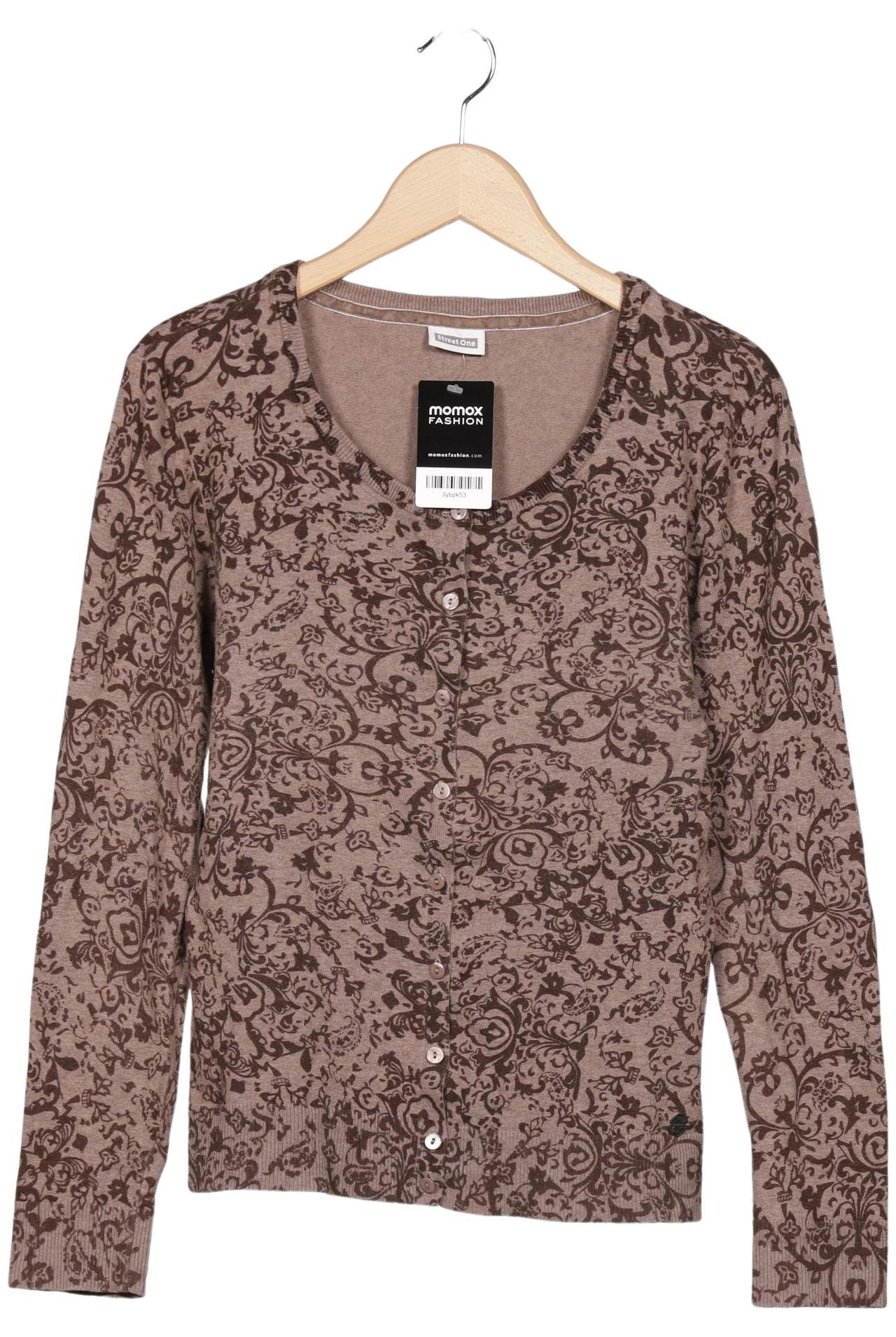 

Street One Damen Strickjacke, braun, Gr. 42