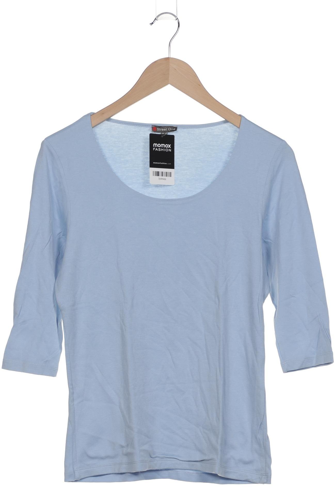 

Street One Damen Langarmshirt, blau, Gr. 40