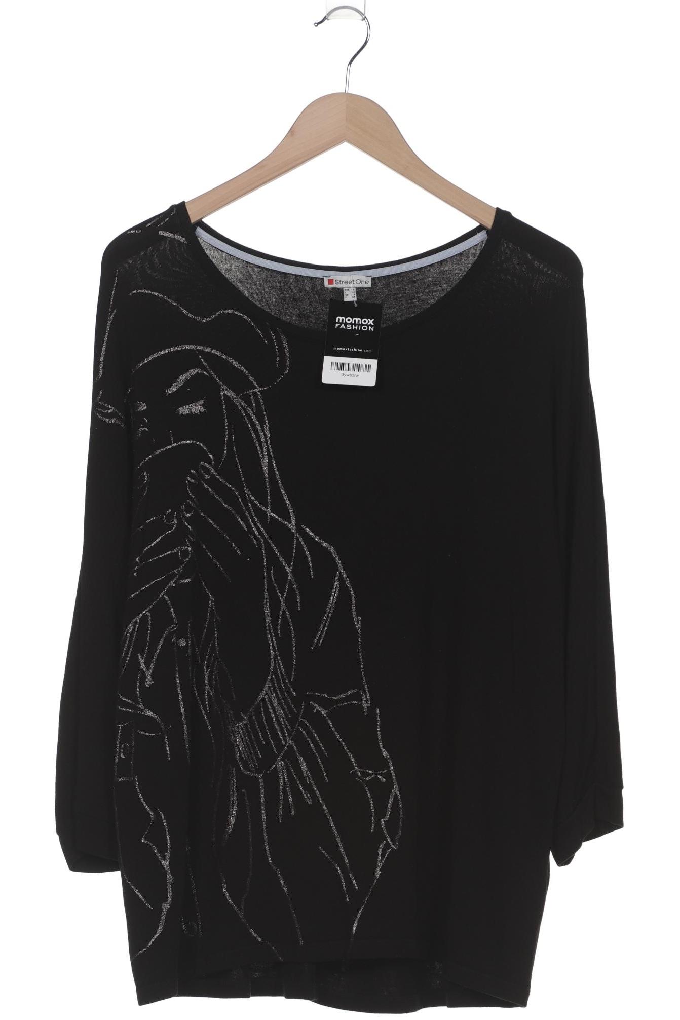 

Street One Damen Langarmshirt, schwarz, Gr. 44