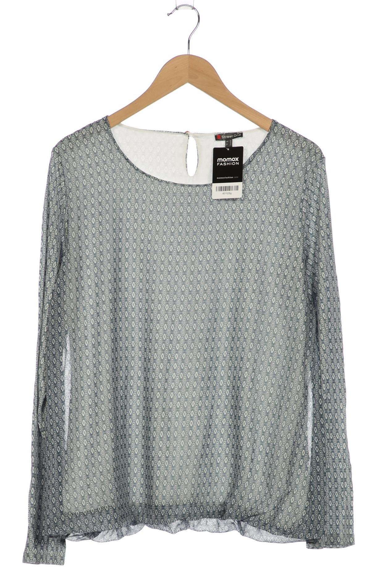 

Street One Damen Langarmshirt, blau, Gr. 42