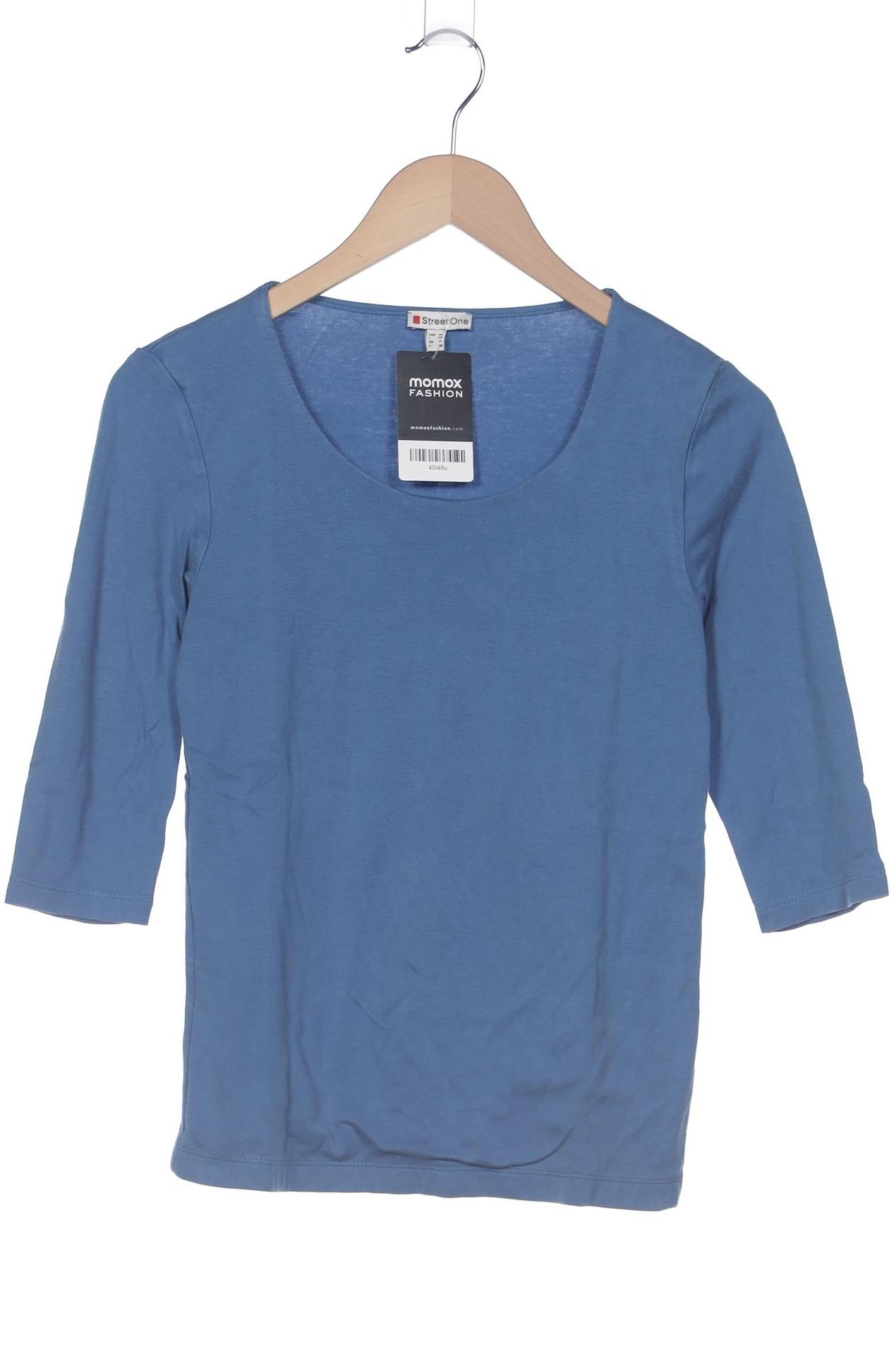 

Street One Damen Langarmshirt, blau, Gr. 36