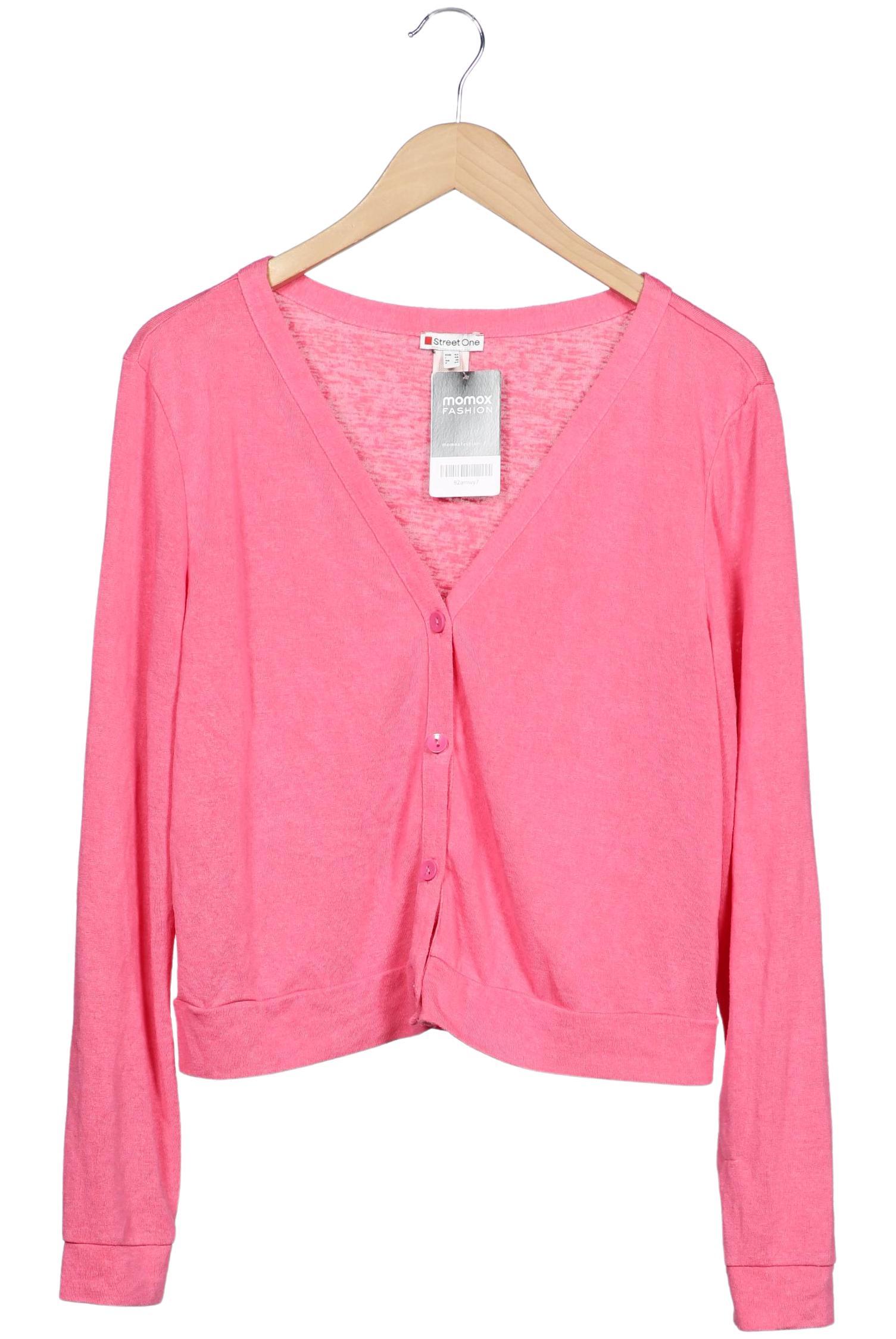 

Street One Damen Strickjacke, pink, Gr. 42