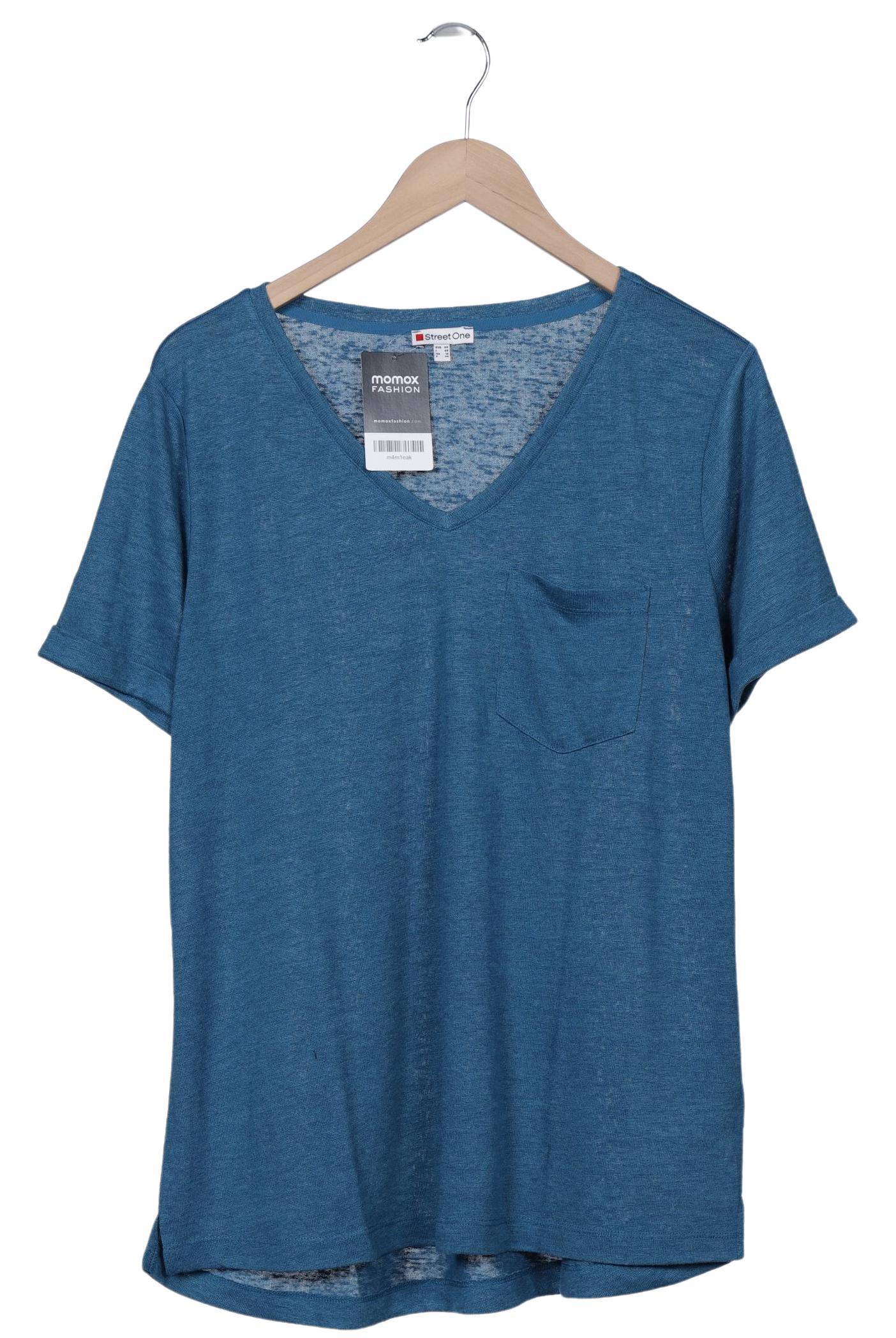 

Street One Damen T-Shirt, blau, Gr. 44