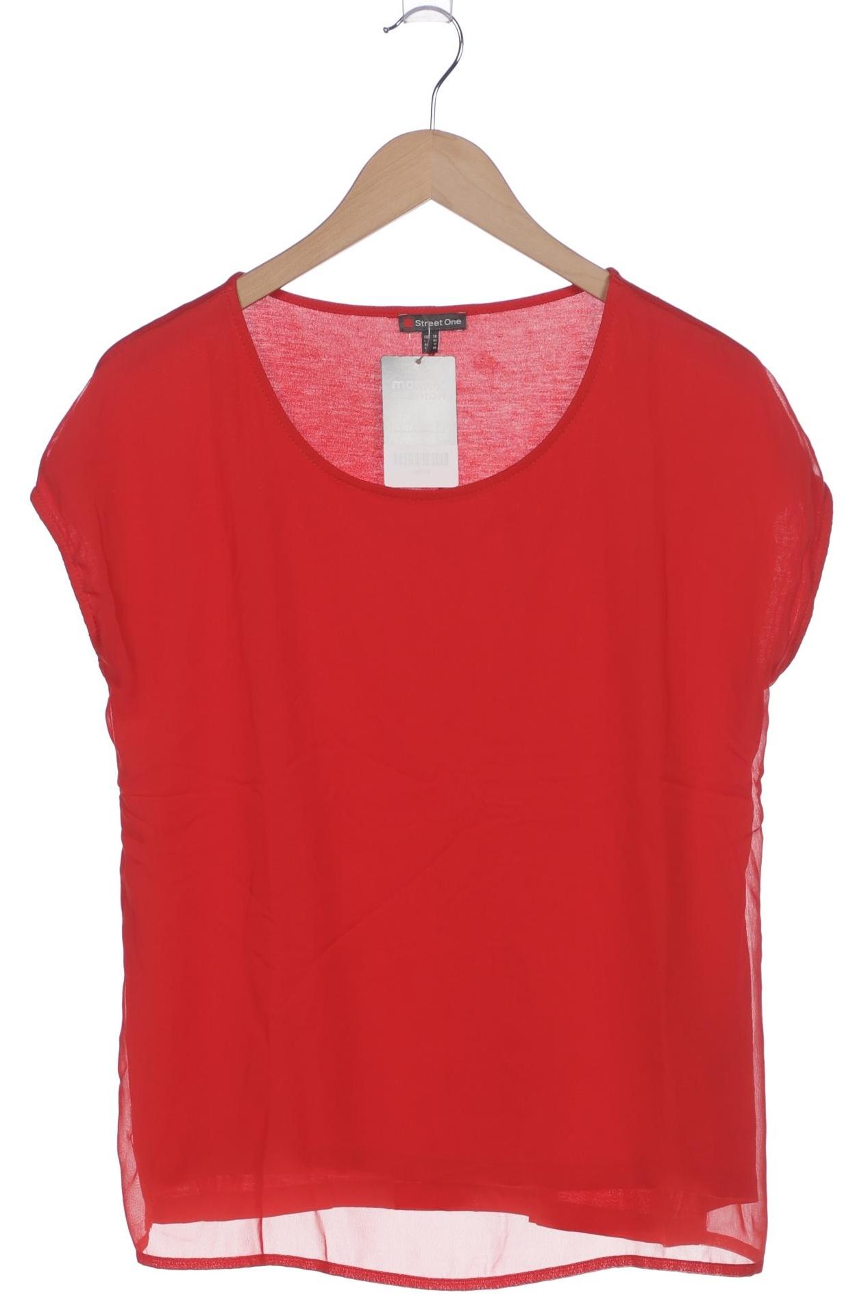

Street One Damen T-Shirt, rot, Gr. 38